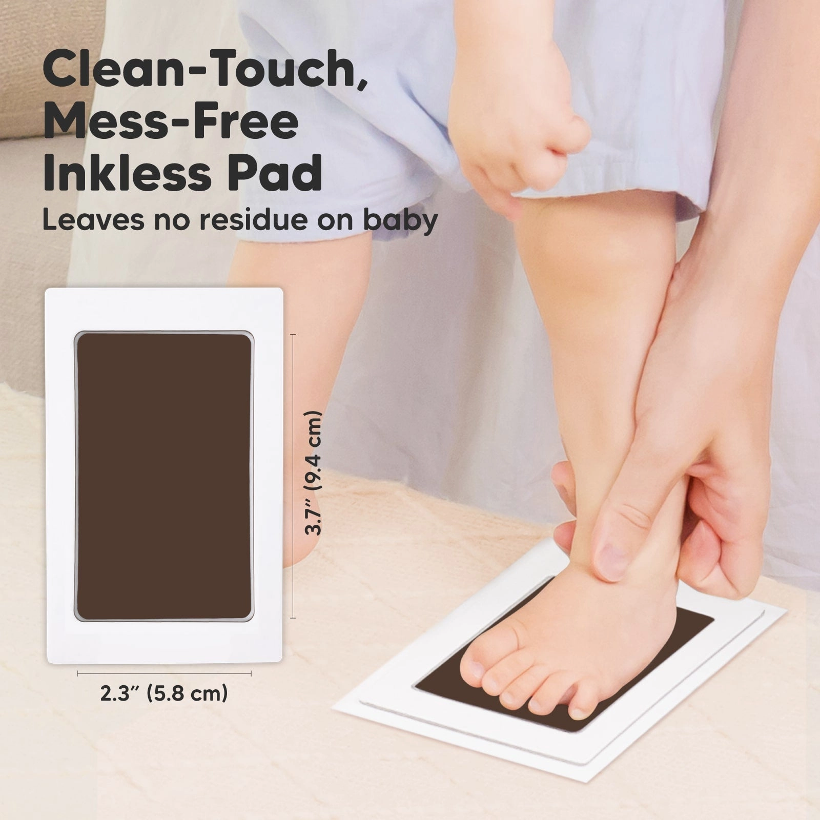 2-Pack Inkless Ink Pads (Pecan)