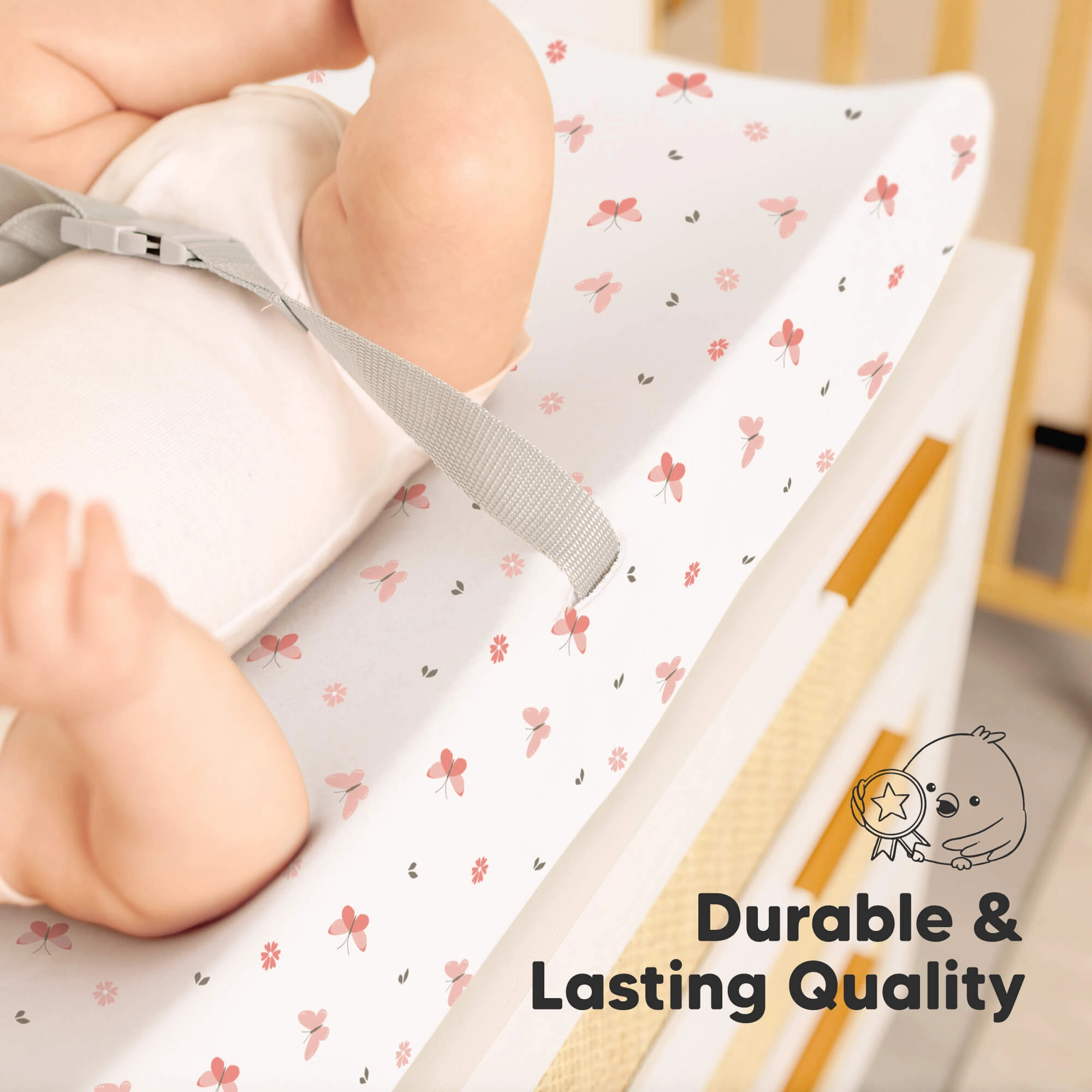 2-Pack Isla Changing Pad Covers (Butterflies)