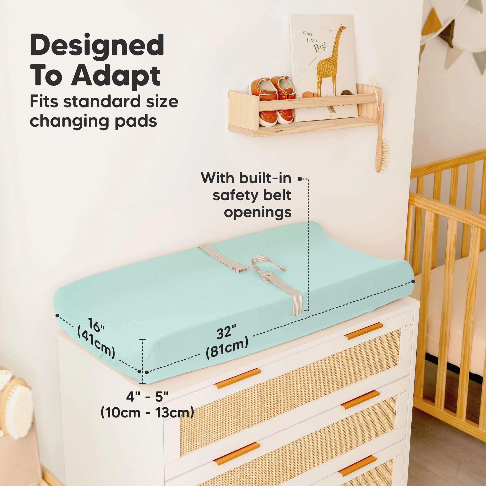 2-Pack Isla Changing Pad Covers (Pastel)