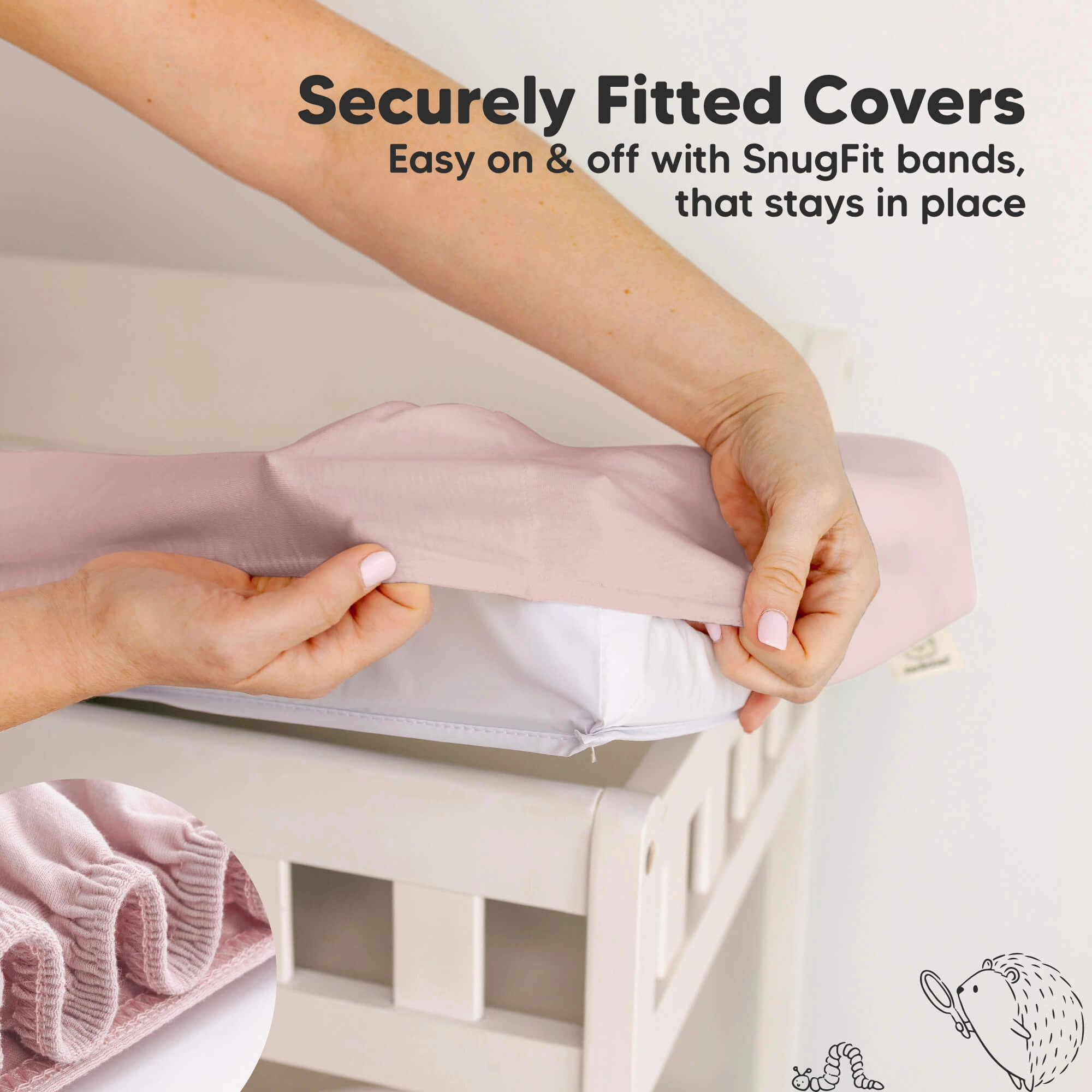 2-Pack Isla Changing Pad Covers (Pastel)