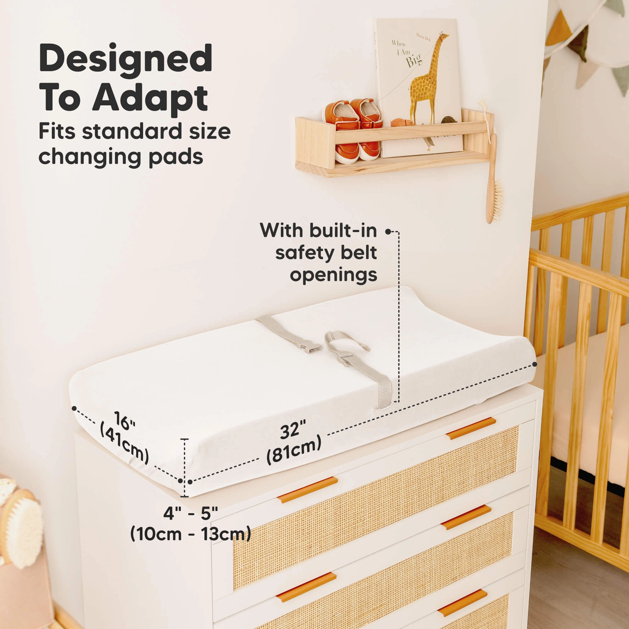2-Pack Isla Changing Pad Covers (Soft White)