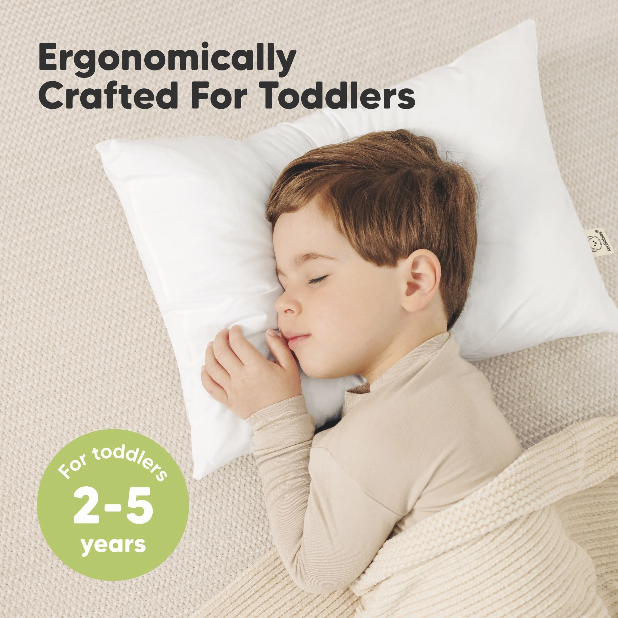 2-Pack Jumbo Toddler Pillows