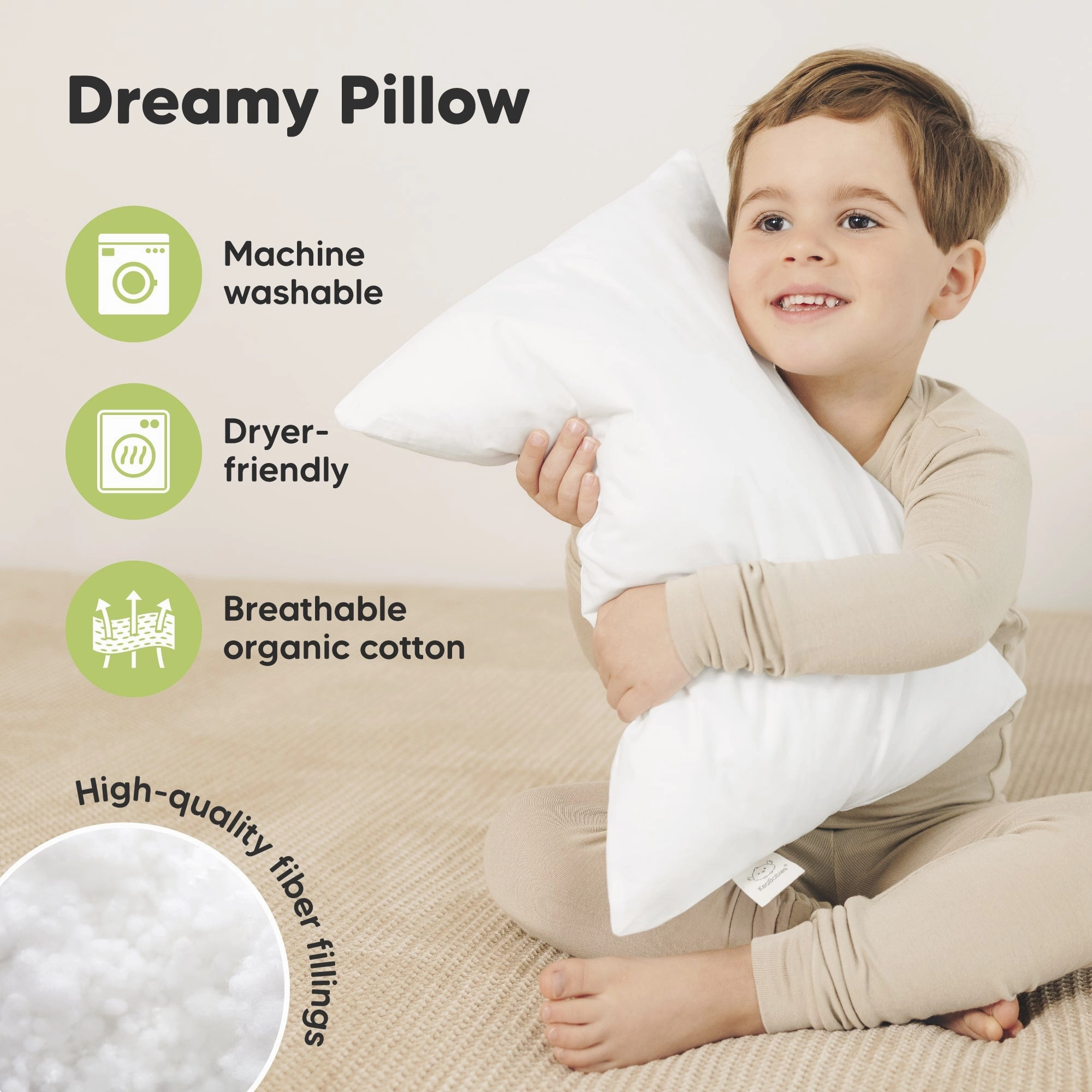2-Pack Jumbo Toddler Pillows