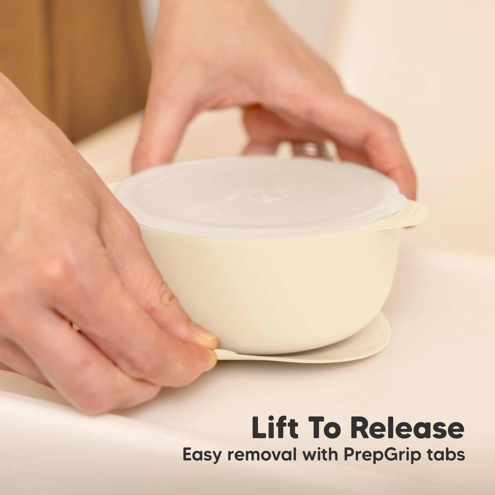 2-Pack Prep Silicone Suction Bowls (Roseate)