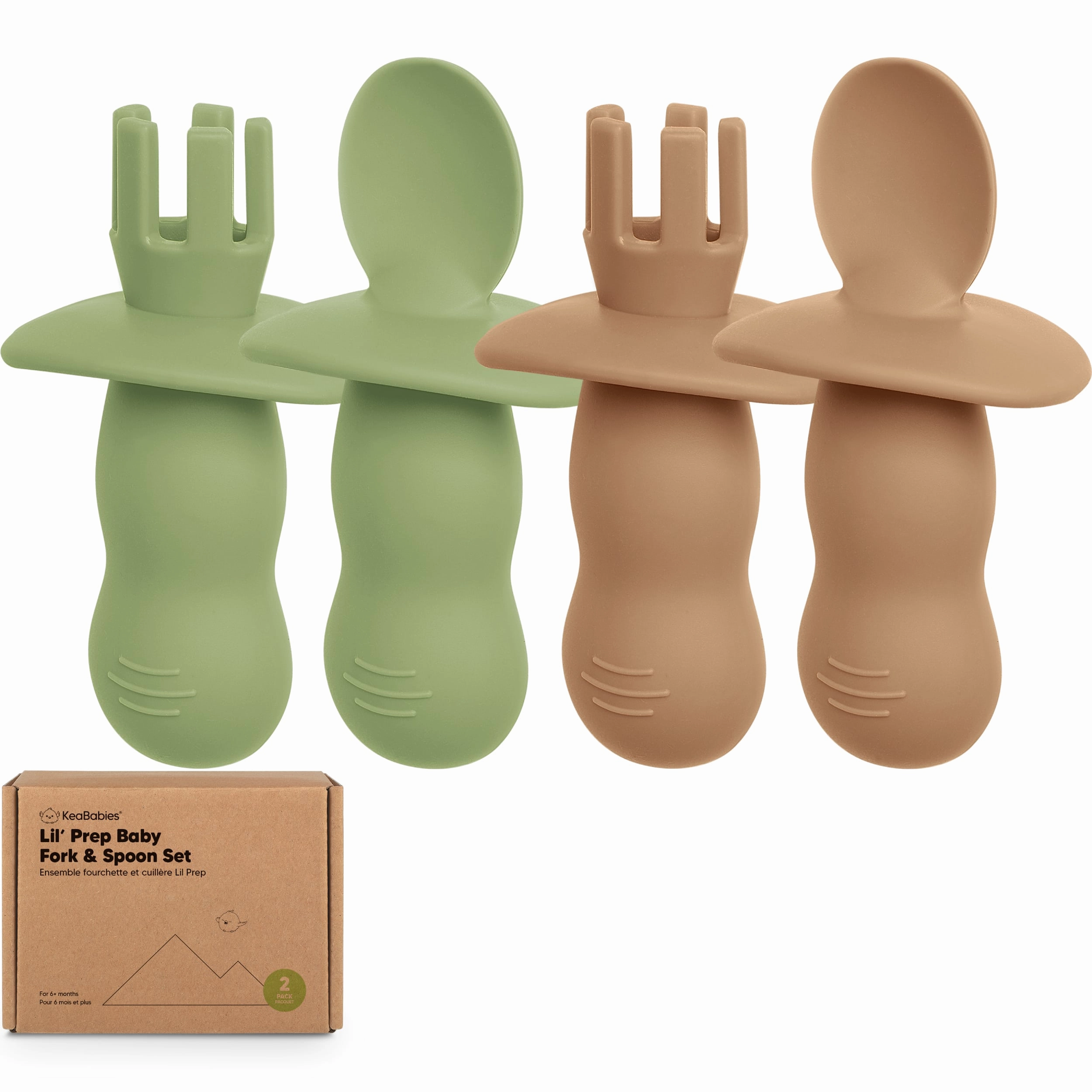 2-Sets Lil’ Prep Baby Fork & Spoon