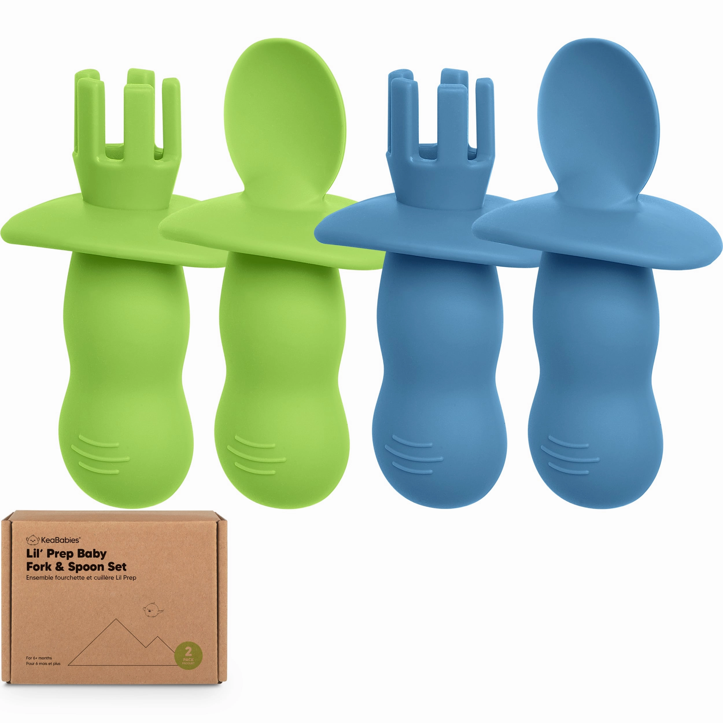 2-Sets Lil’ Prep Baby Fork & Spoon