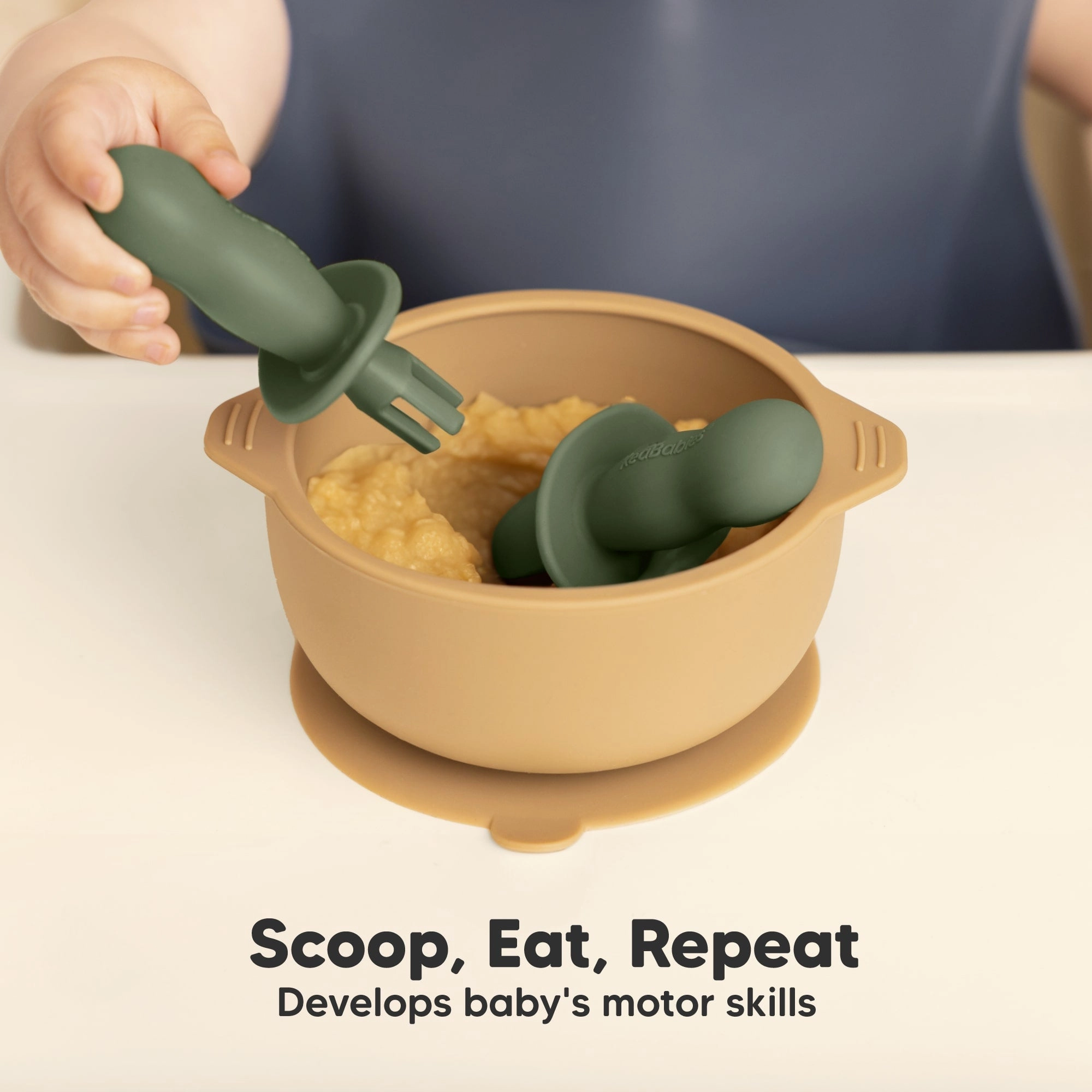 2-Sets Lil’ Prep Baby Fork & Spoon