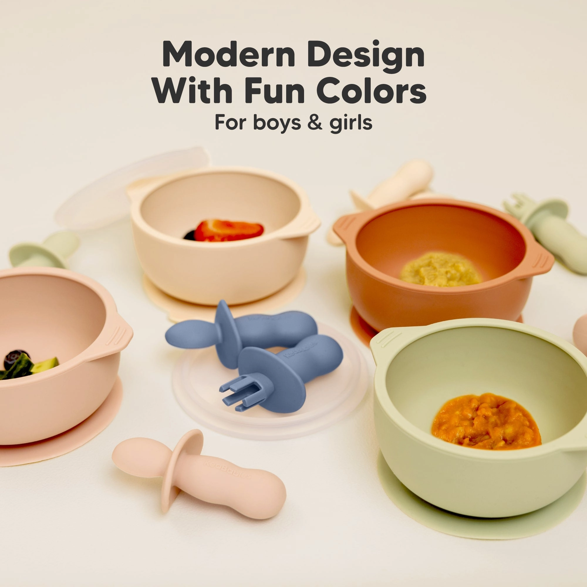 2-Sets Lil’ Prep Baby Fork & Spoon