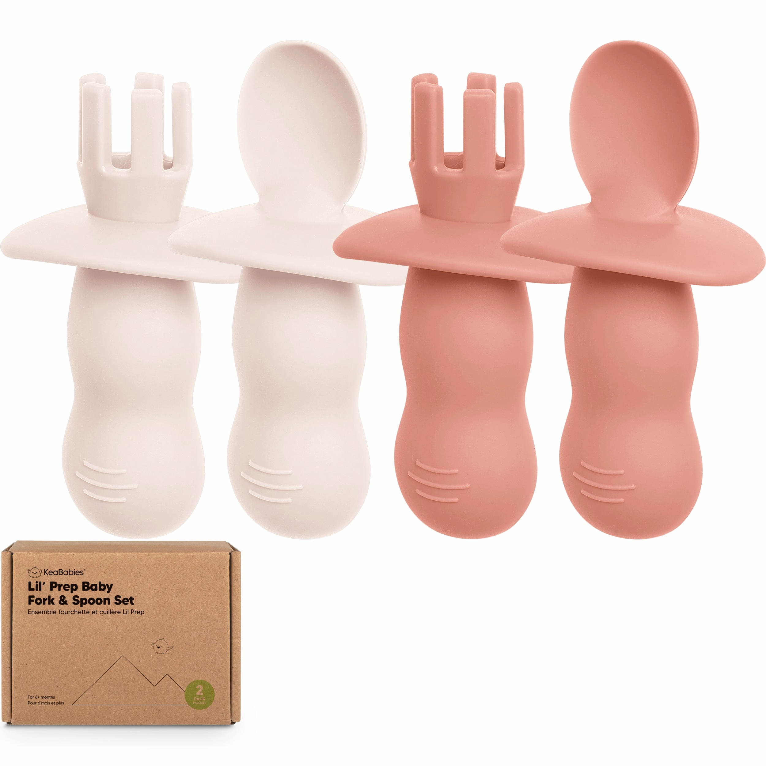 2-Sets Lil’ Prep Baby Fork & Spoon