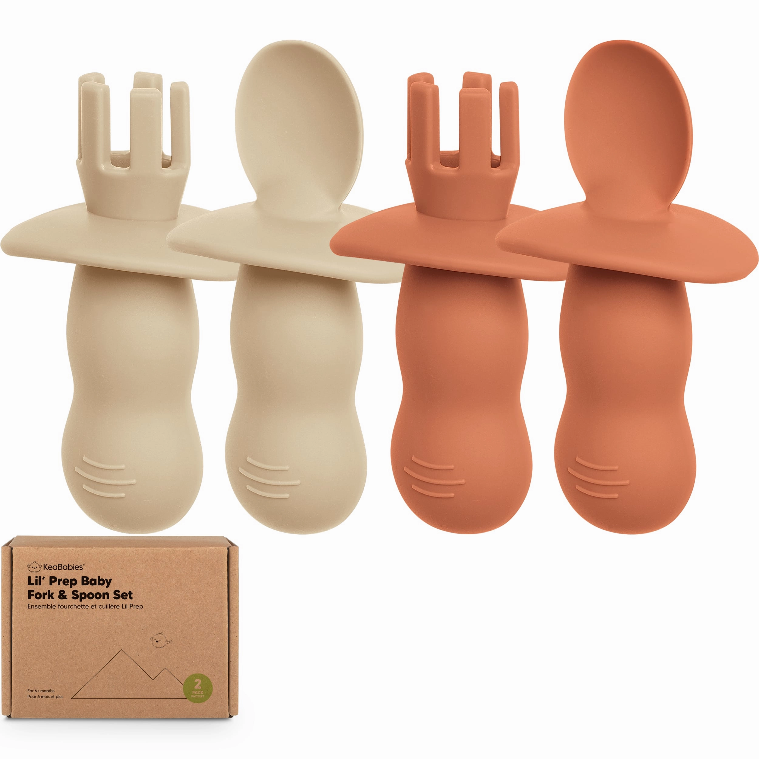 2-Sets Lil’ Prep Baby Fork & Spoon