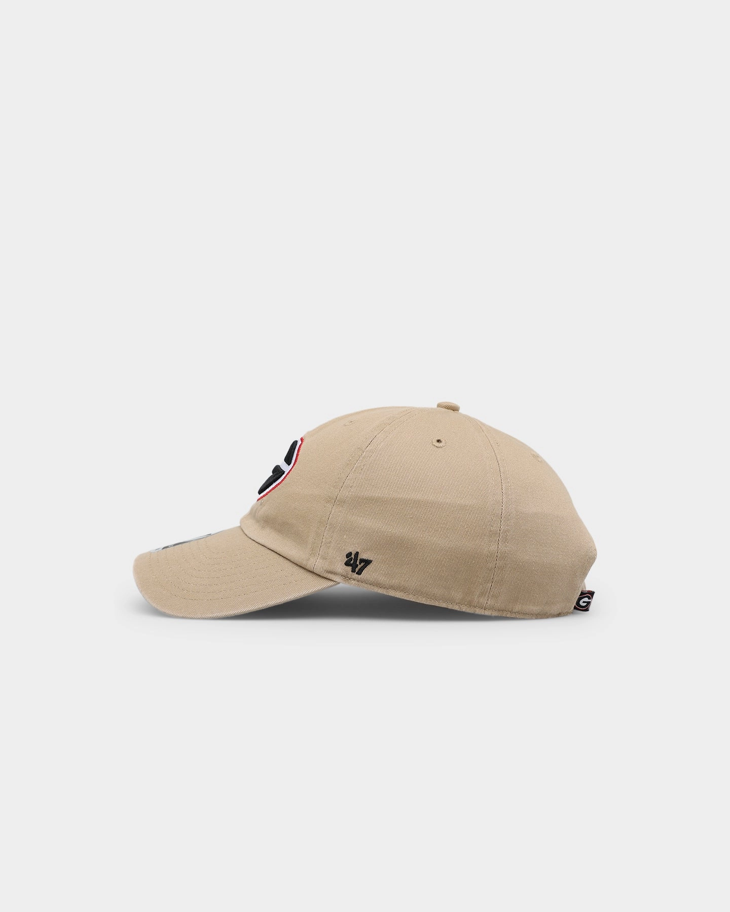 47 Brand Georgia Bulldogs '47 Clean Up Strapback Khaki