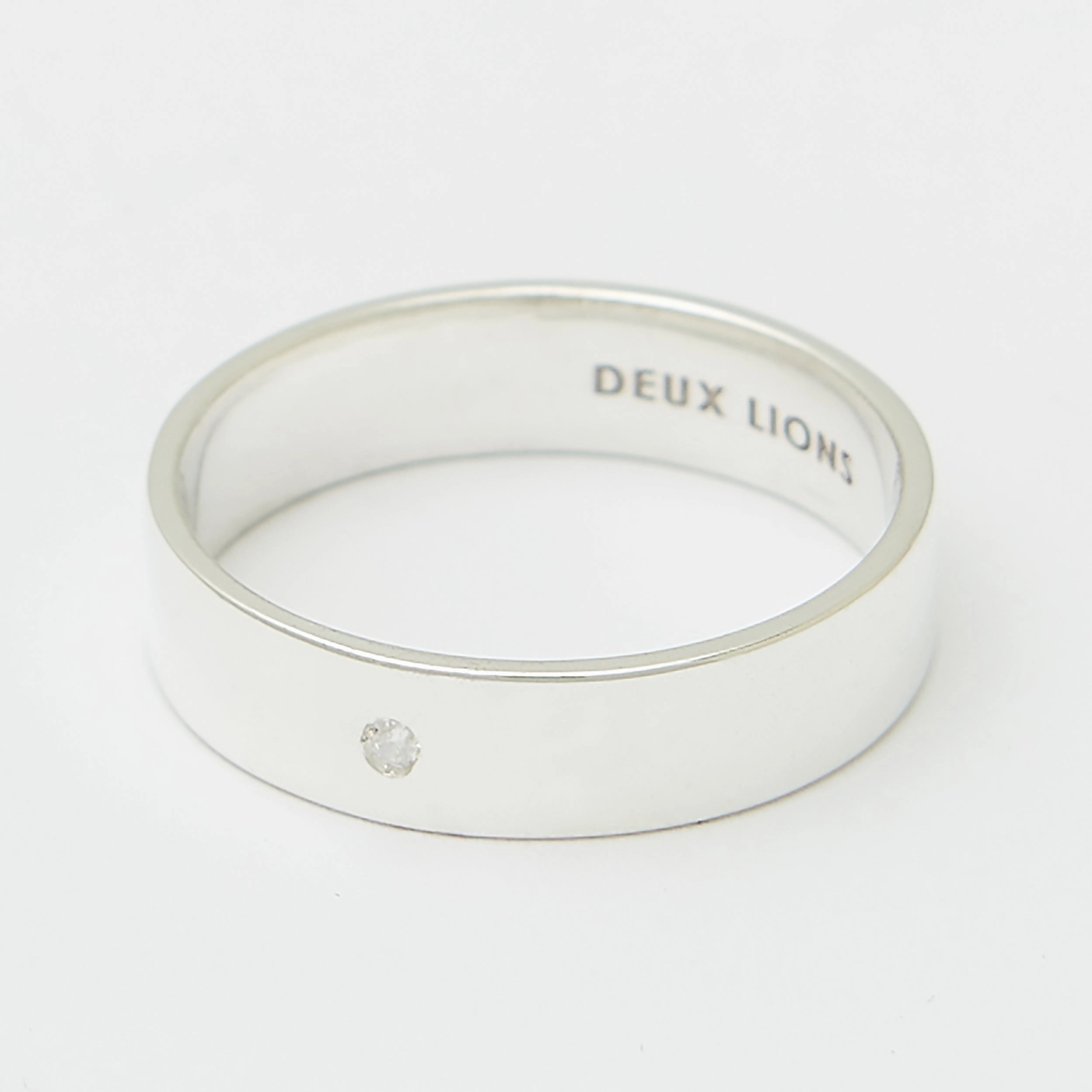 5mm Henchey Band Flat in Sterling Silver for Her