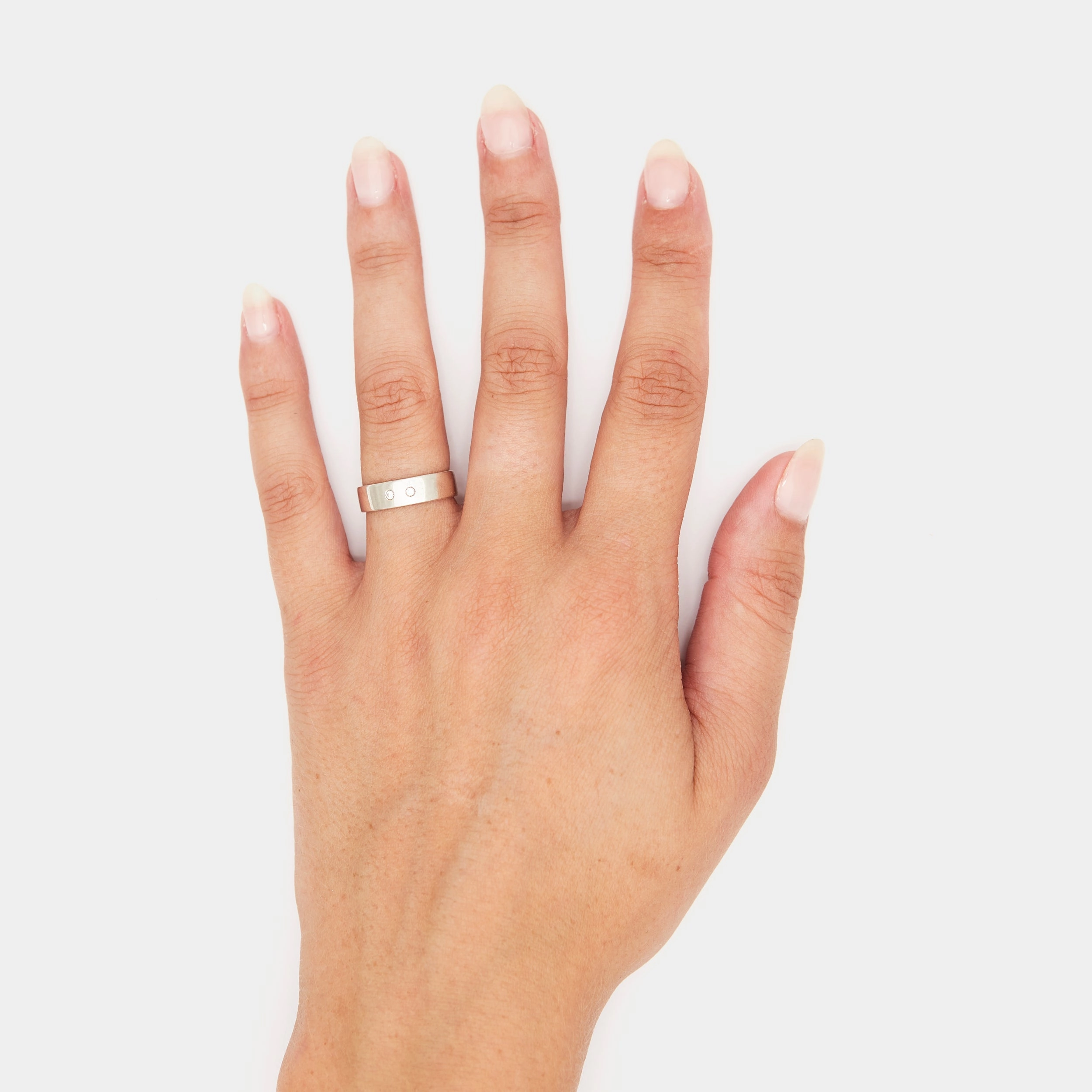 5mm Henchey Band Flat in Sterling Silver for Her