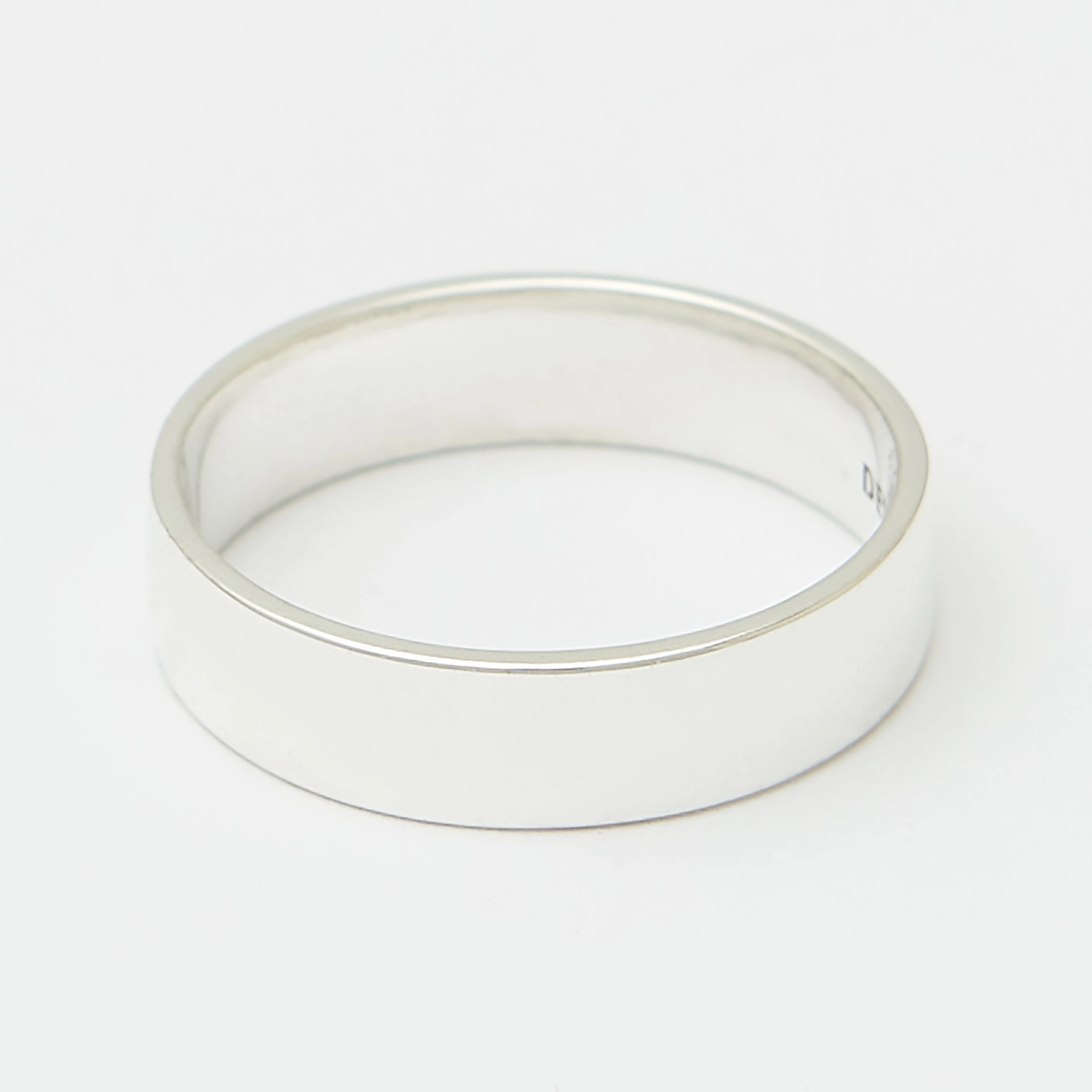 5mm Henchey Band Flat in Sterling Silver for Her