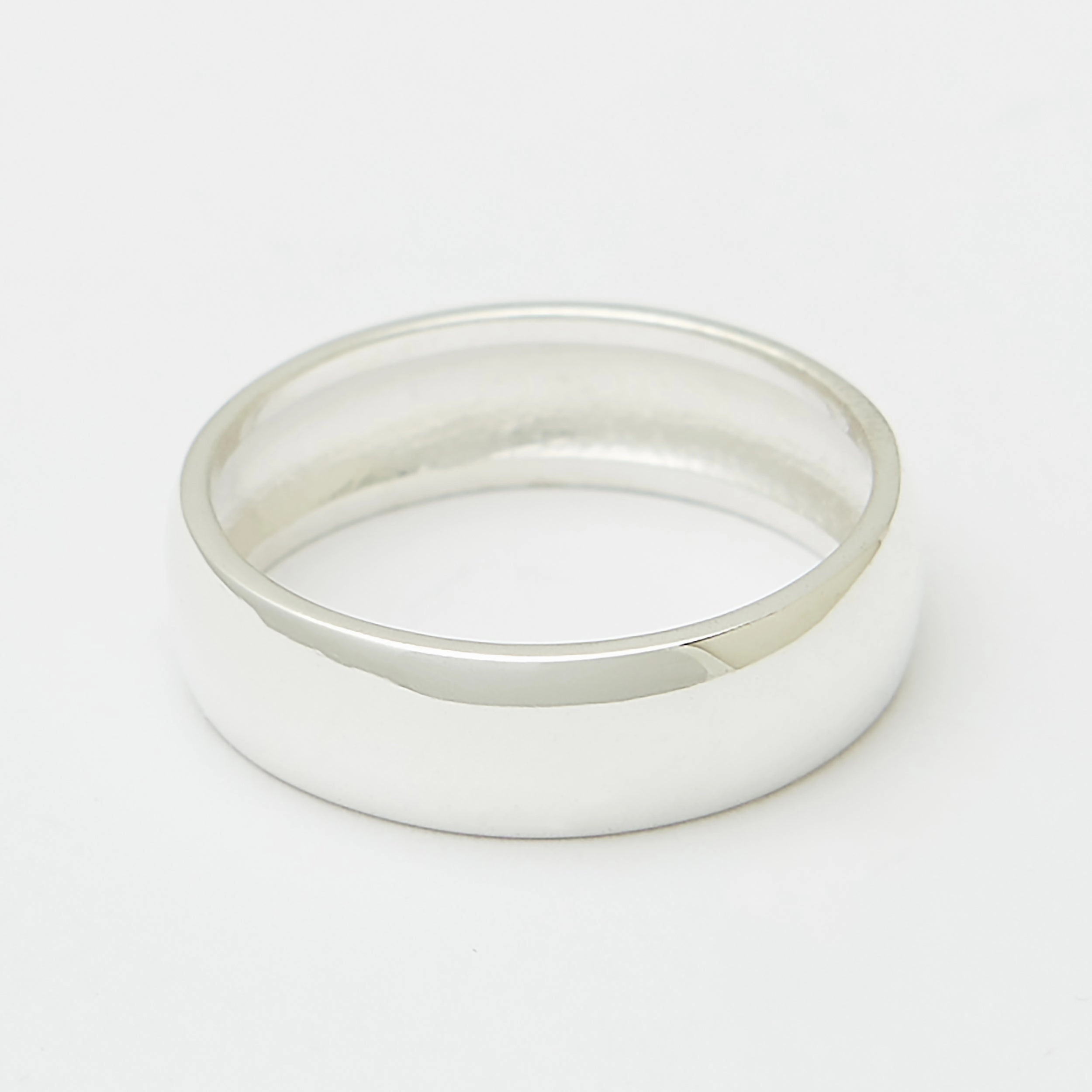 6mm Henchey Band Bombé in Sterling Silver