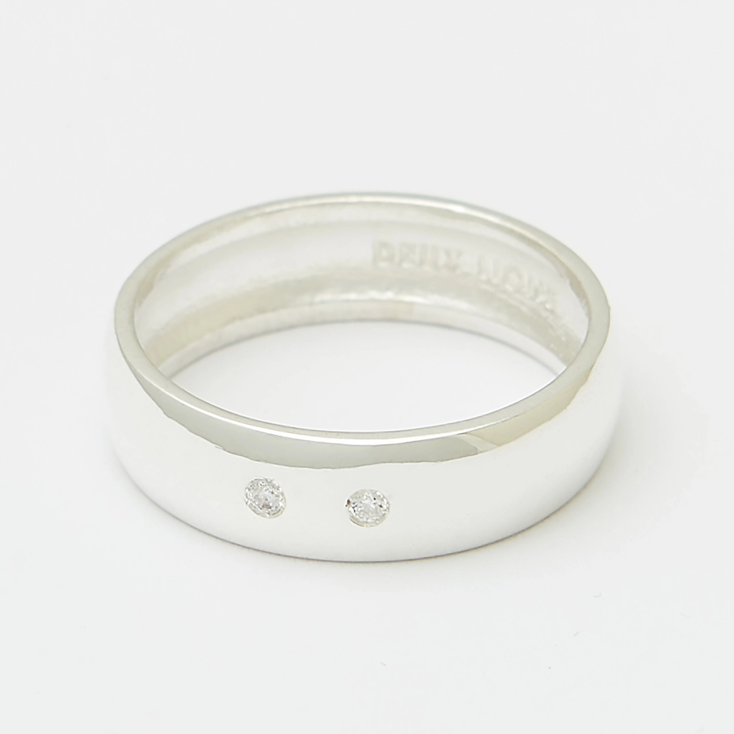 6mm Henchey Band Bombé in Sterling Silver