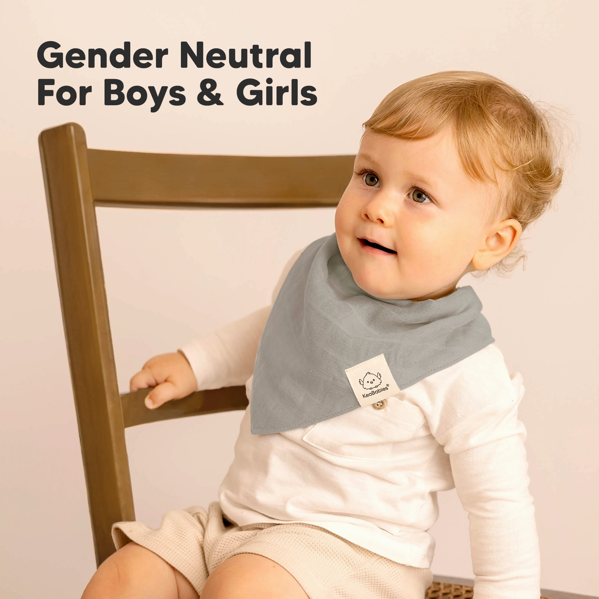 8-Pack Lumi Muslin Bandana Bibs (Nimbus)