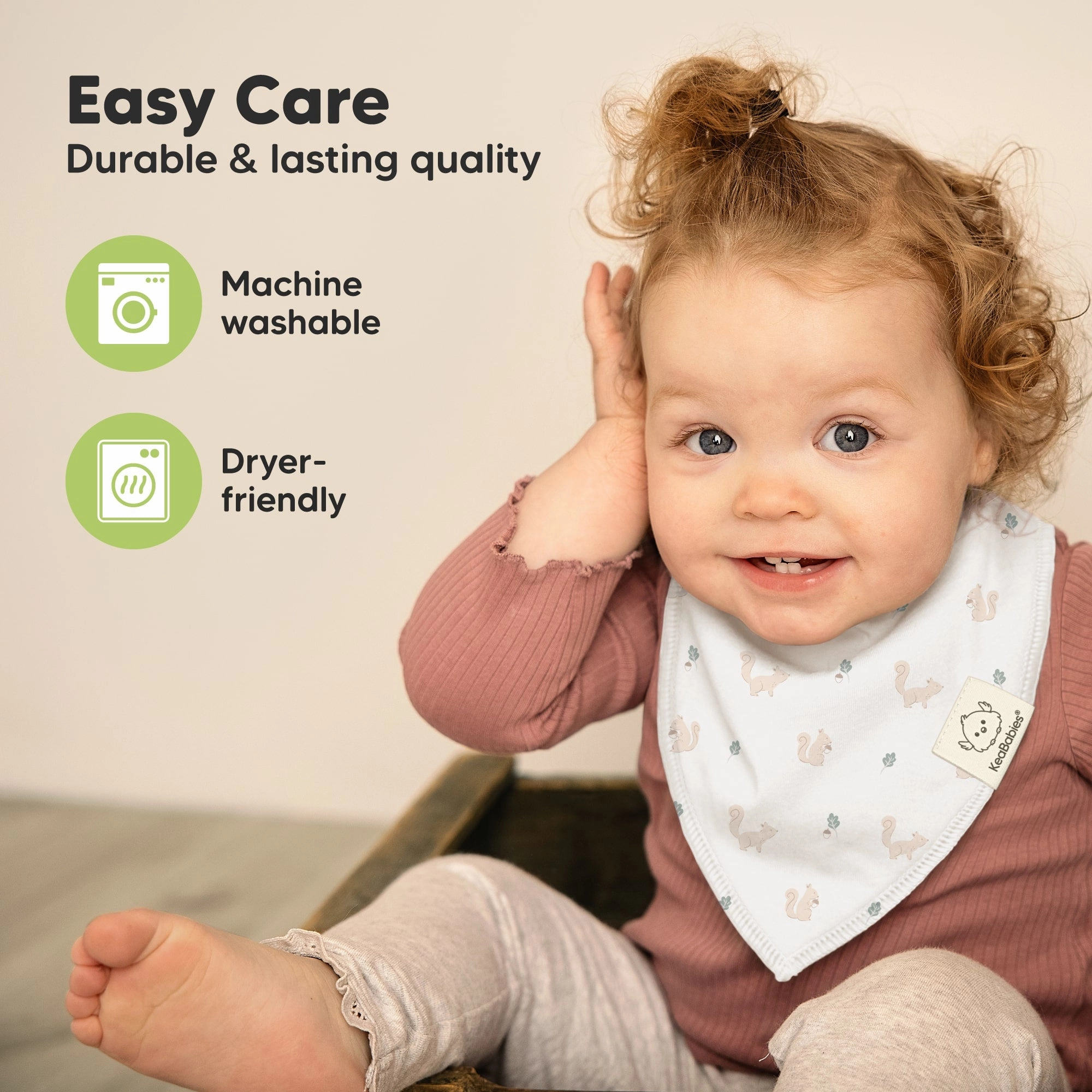 8-Pack Organic Bandana Bibs (Prairie)