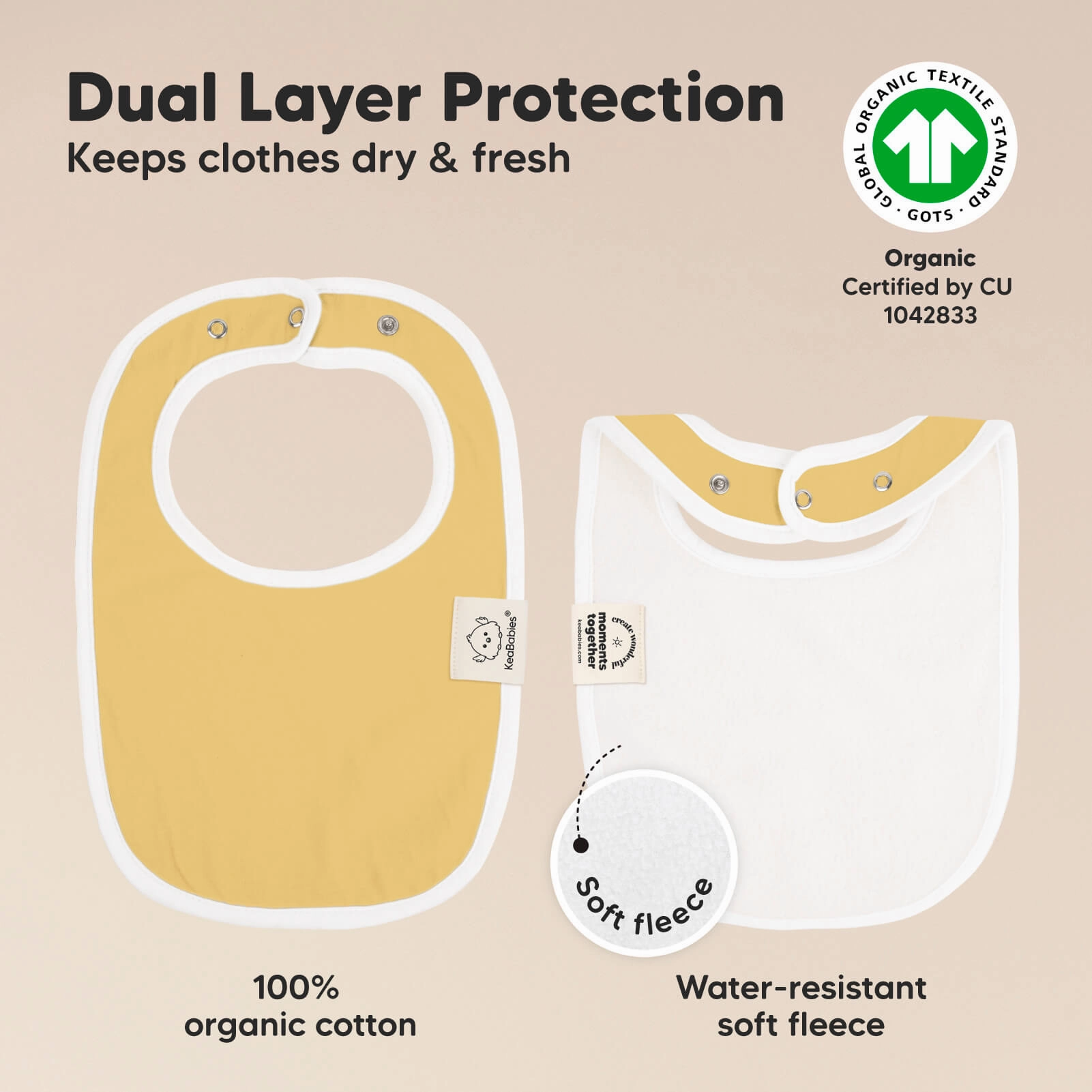 8-Pack Urban Drool Bibs (Daybreak)