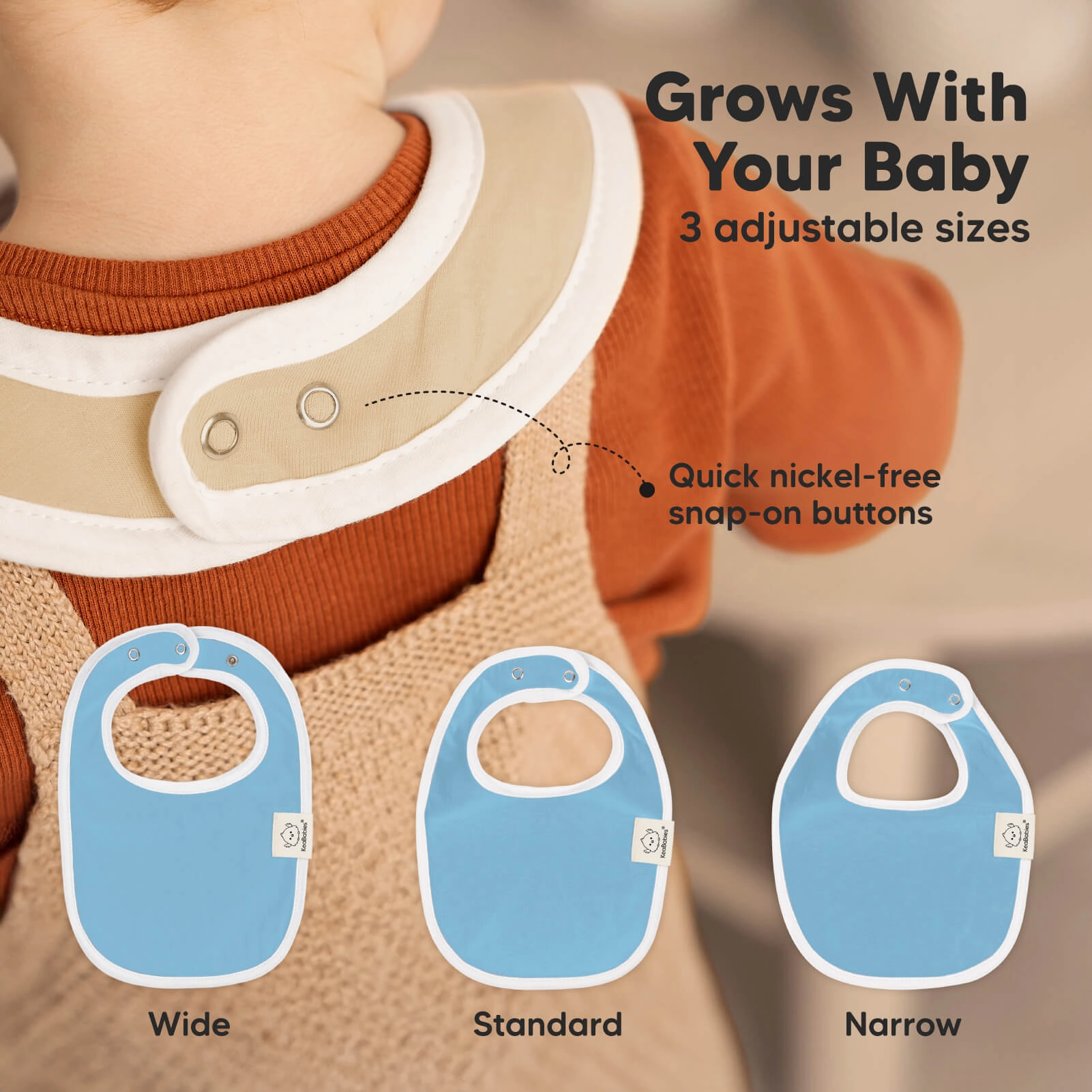 8-Pack Urban Drool Bibs (Daybreak)
