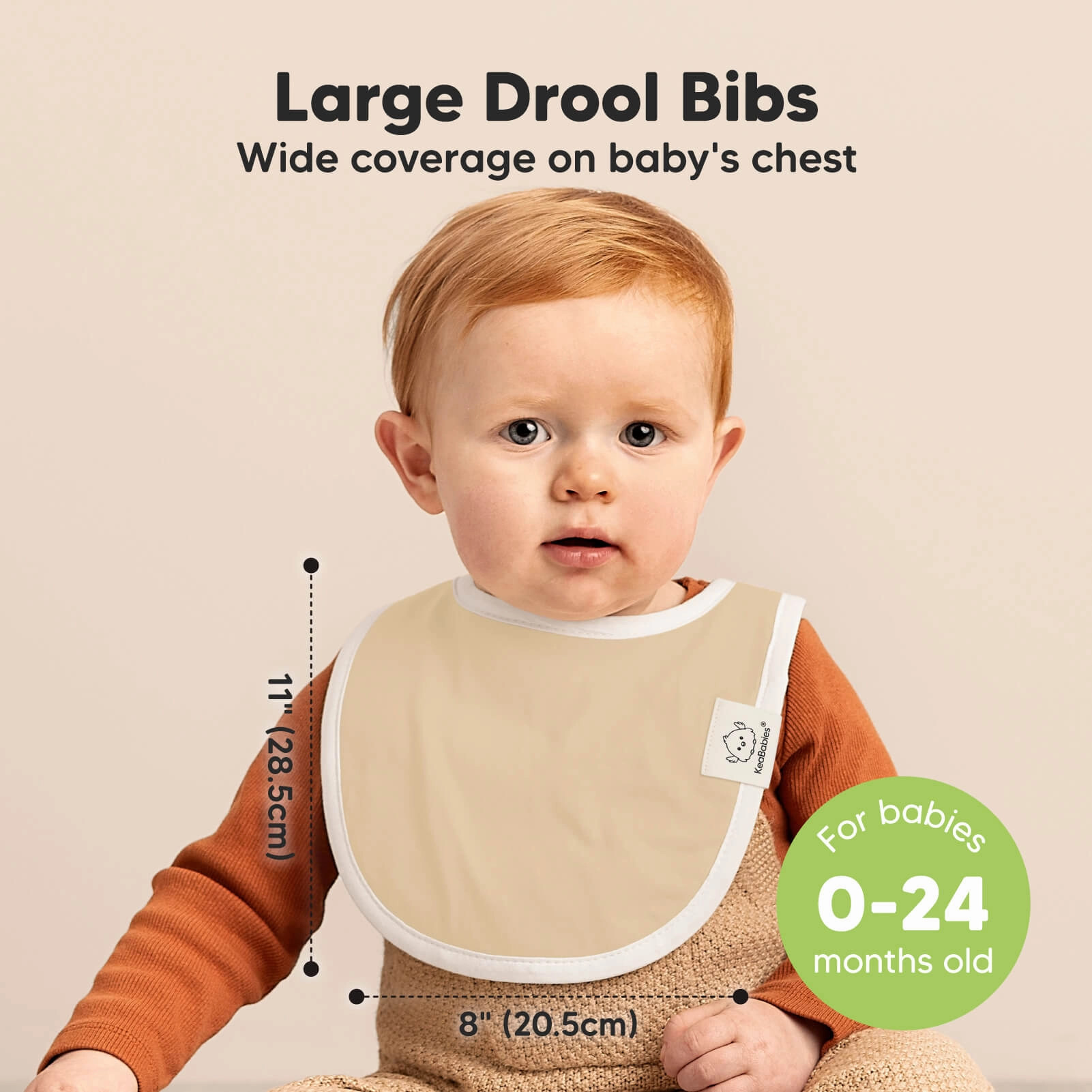 8-Pack Urban Drool Bibs (Daybreak)