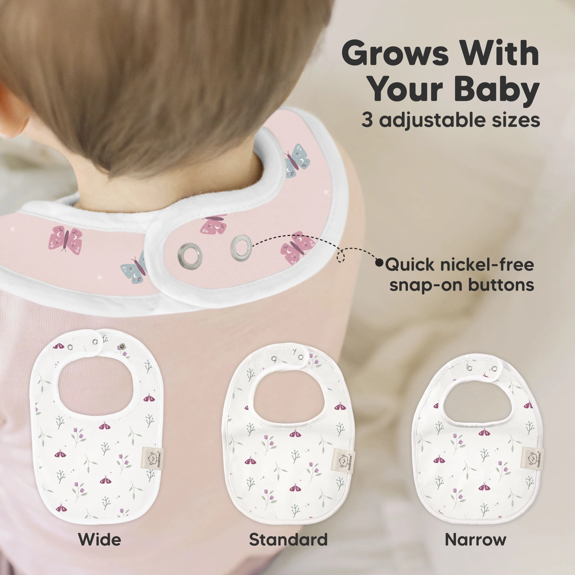 8-Pack Urban Drool Bibs (Lunaris)