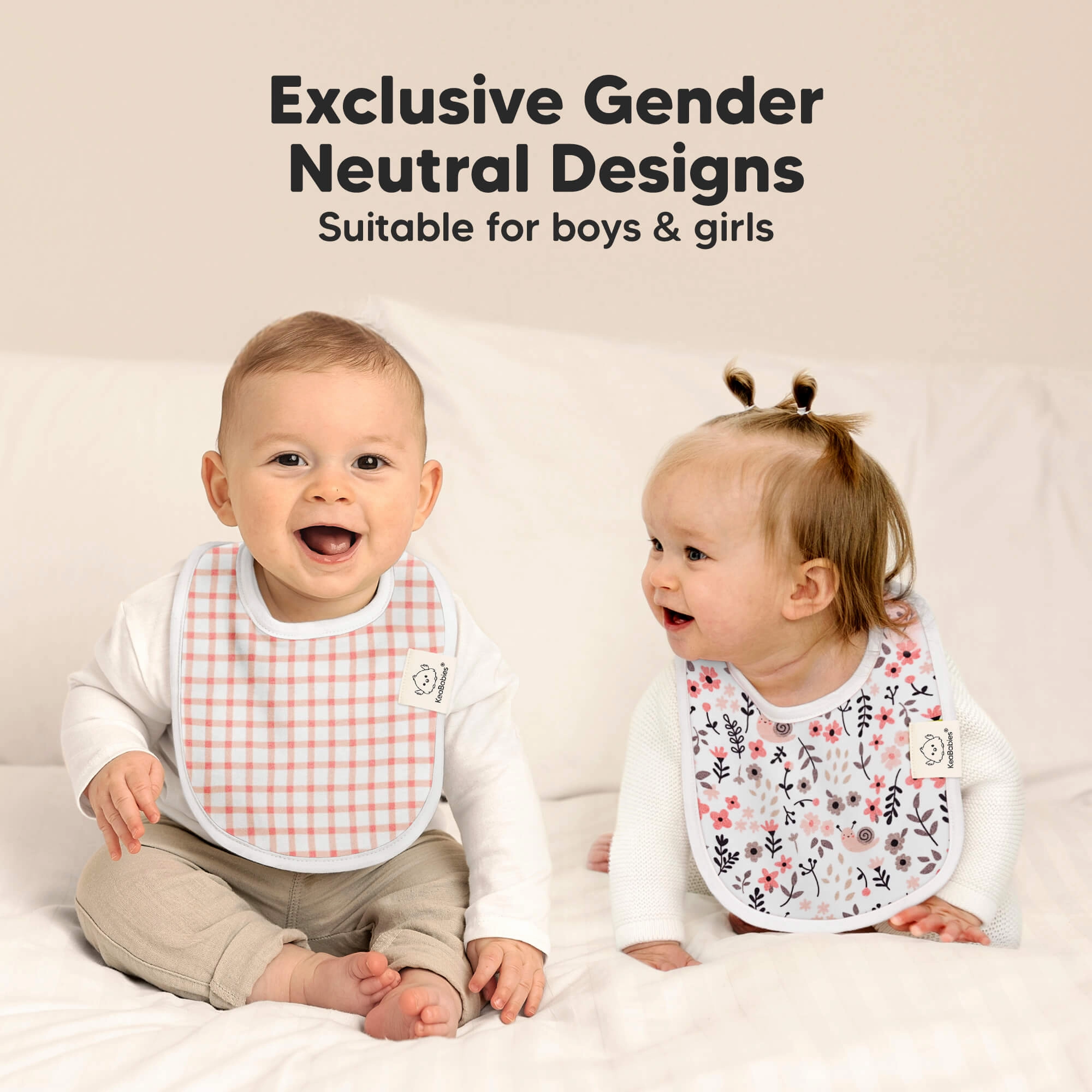 8-Pack Urban Drool Bibs (Prism)