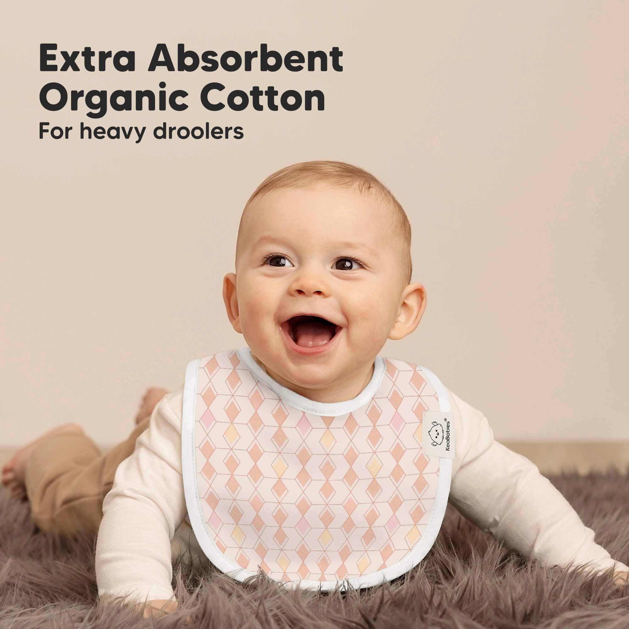 8-Pack Urban Drool Bibs (Prism)