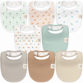 8-Pack Urban Drool Bibs (Roarsome)