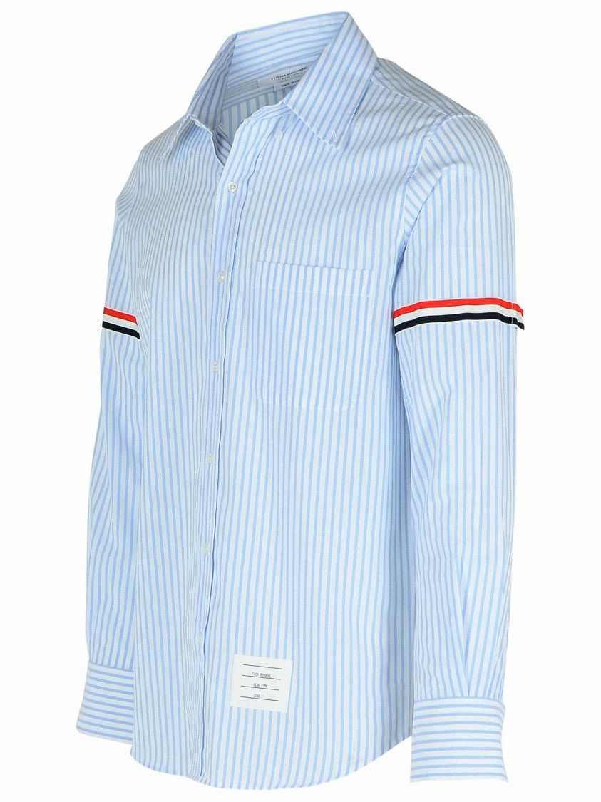 'Armband' Light Blue Cotton Shirt
