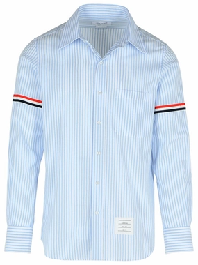 'Armband' Light Blue Cotton Shirt