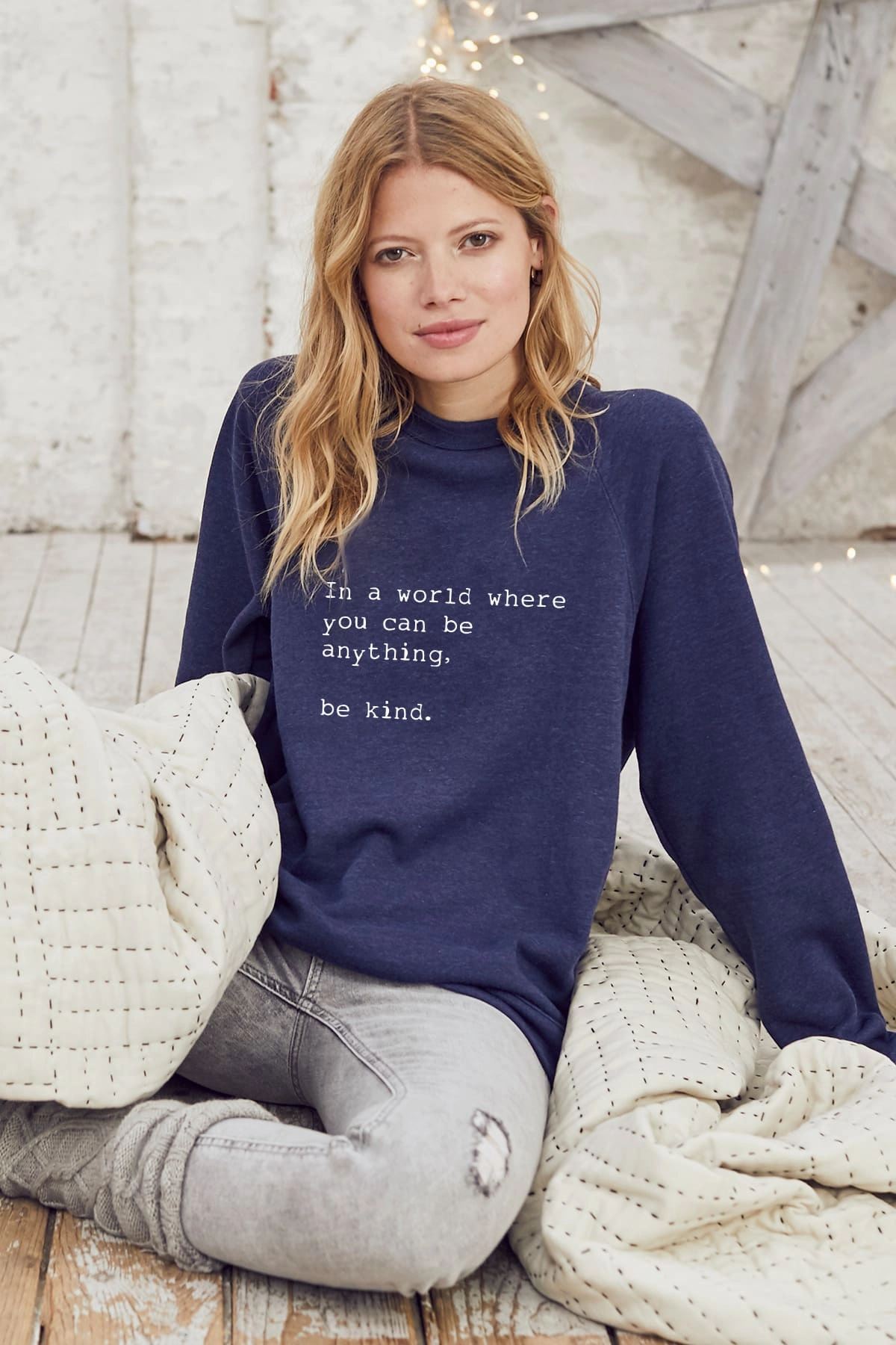 "Be Kind" Relaxed Sweater