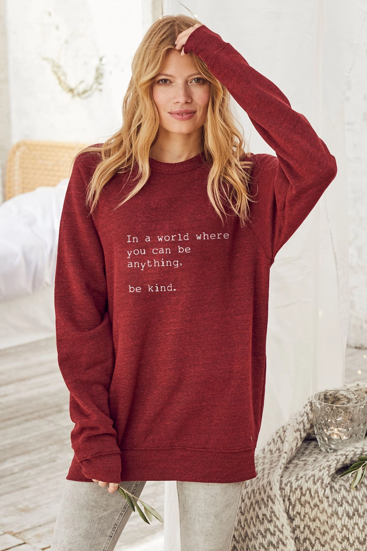 "Be Kind" Relaxed Sweater