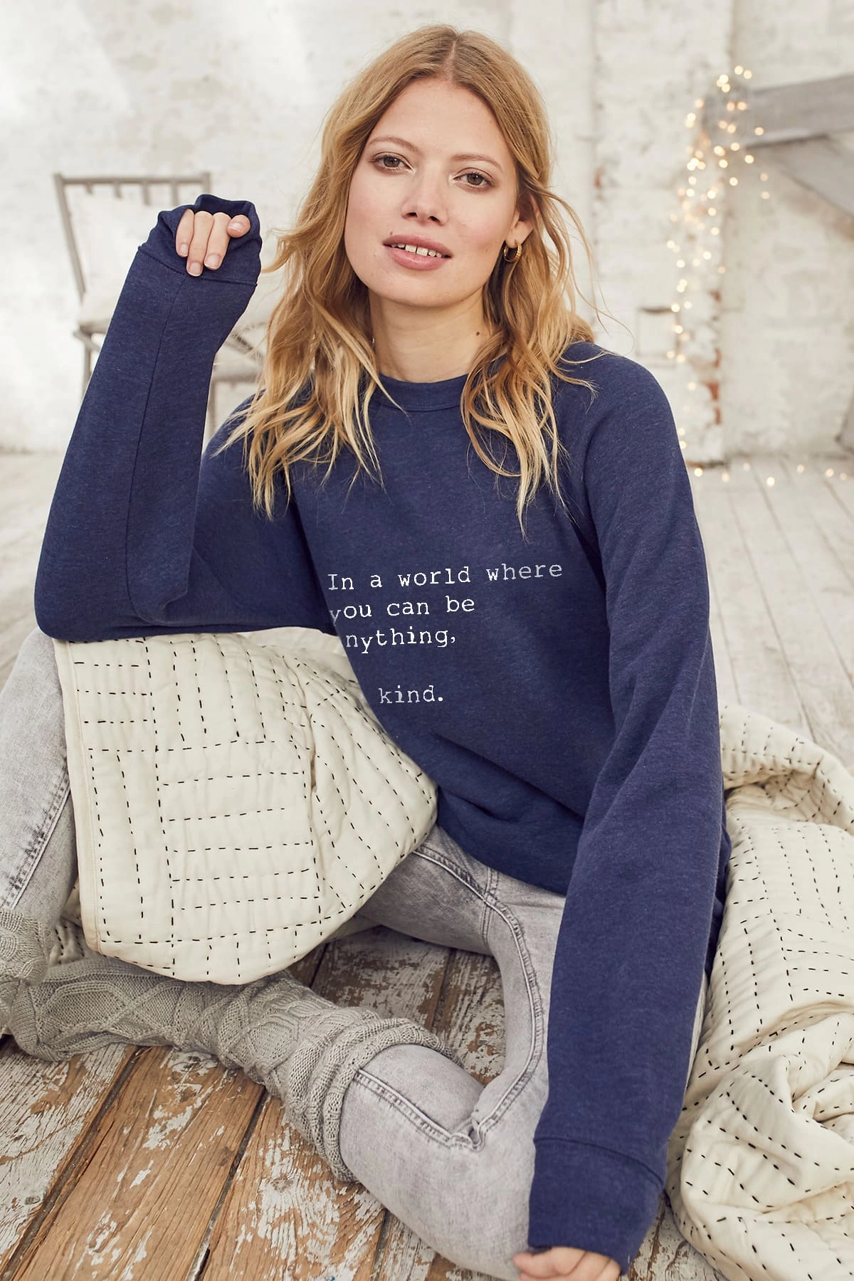 "Be Kind" Relaxed Sweater