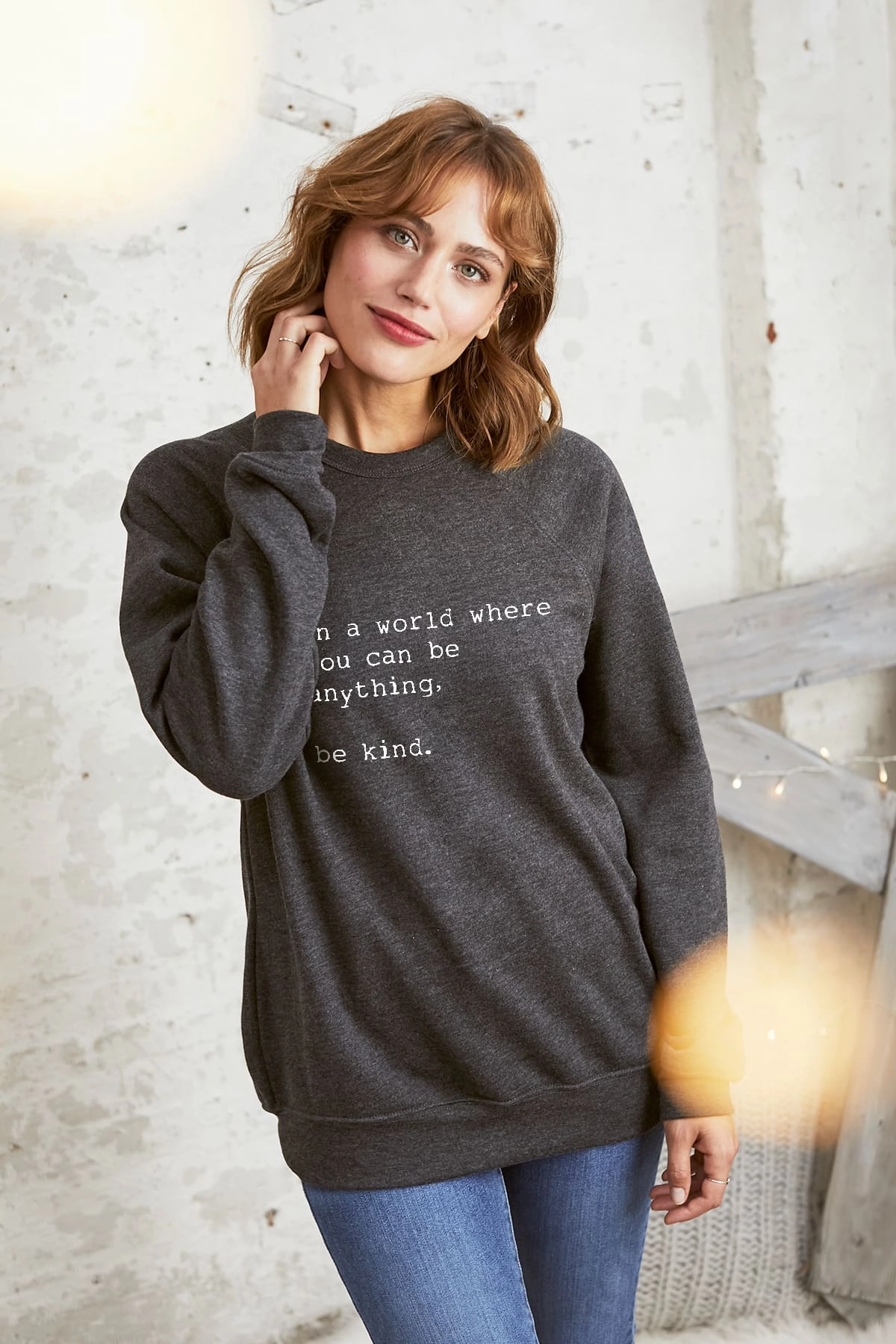 "Be Kind" Relaxed Sweater