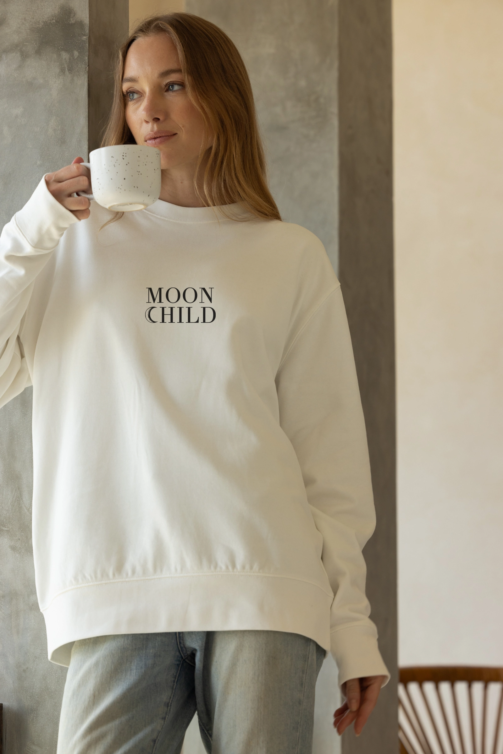 "Moon Child" Relaxed Sweater