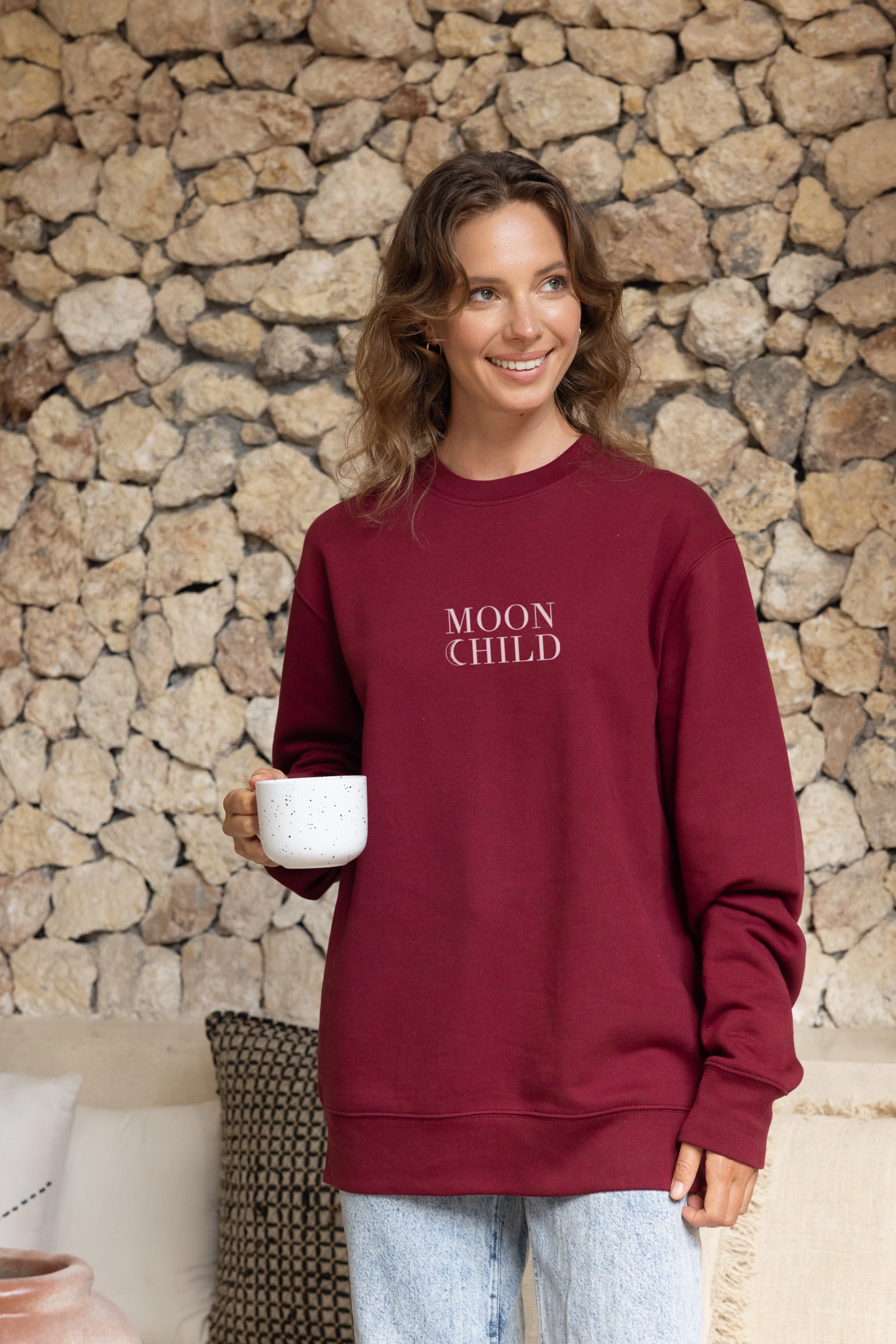 "Moon Child" Relaxed Sweater