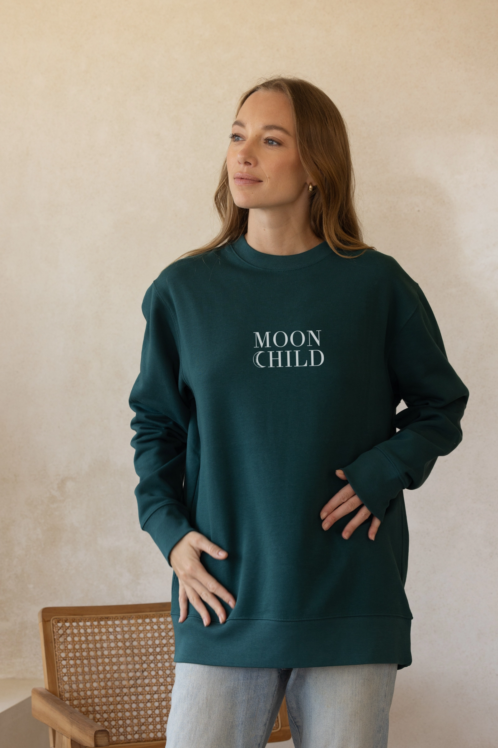"Moon Child" Relaxed Sweater