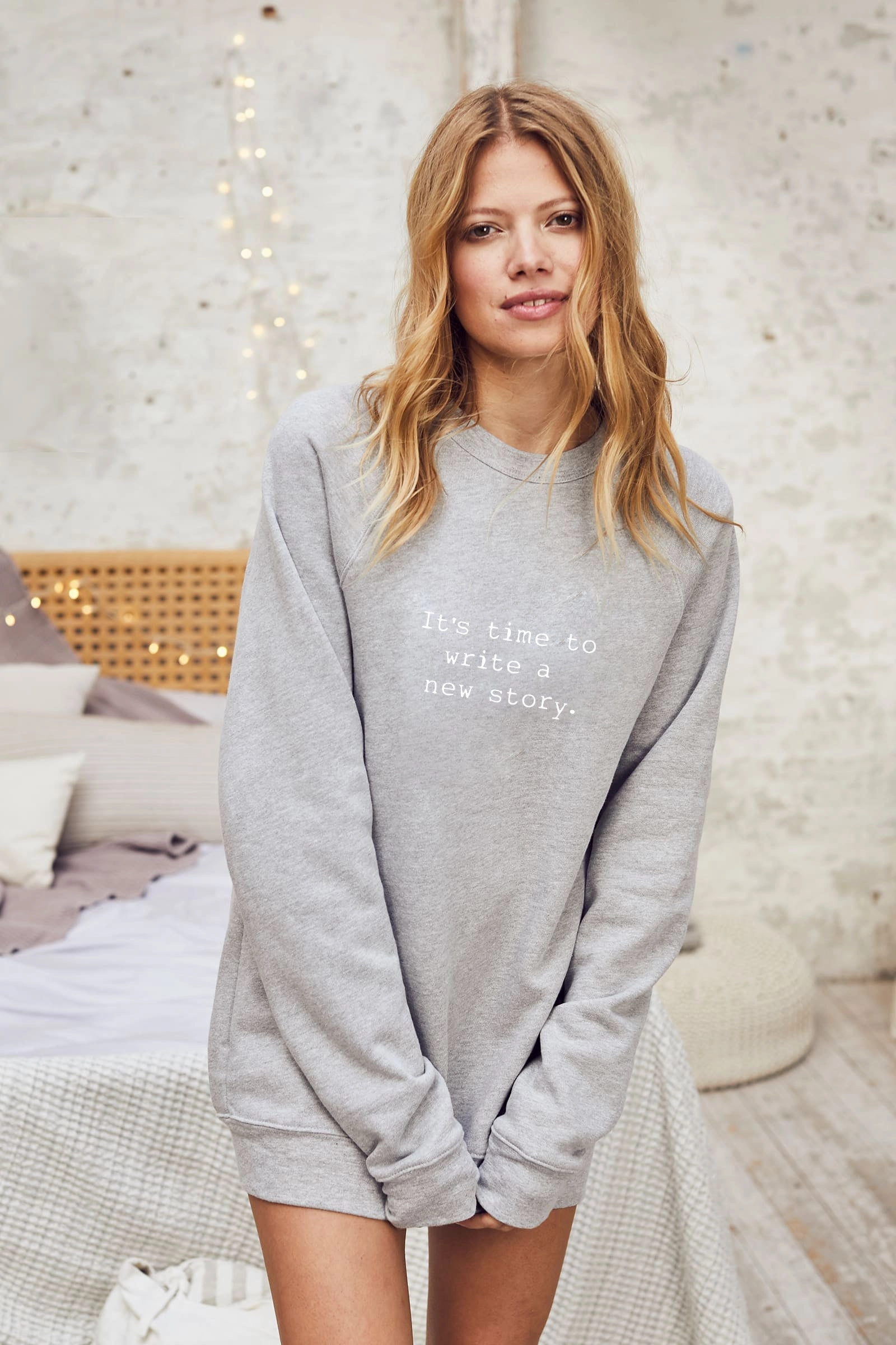"New Story" Relaxed Sweater