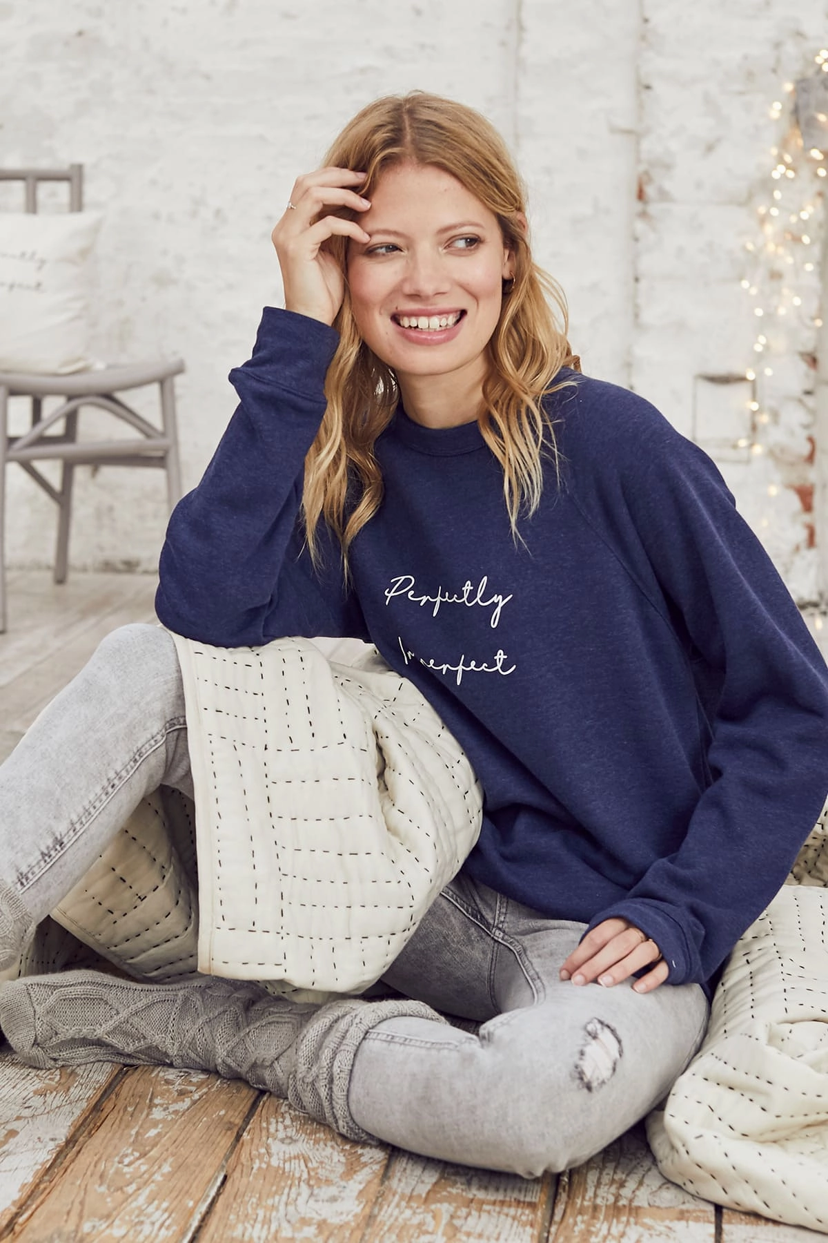 "Perfectly Imperfect" Relaxed Sweater