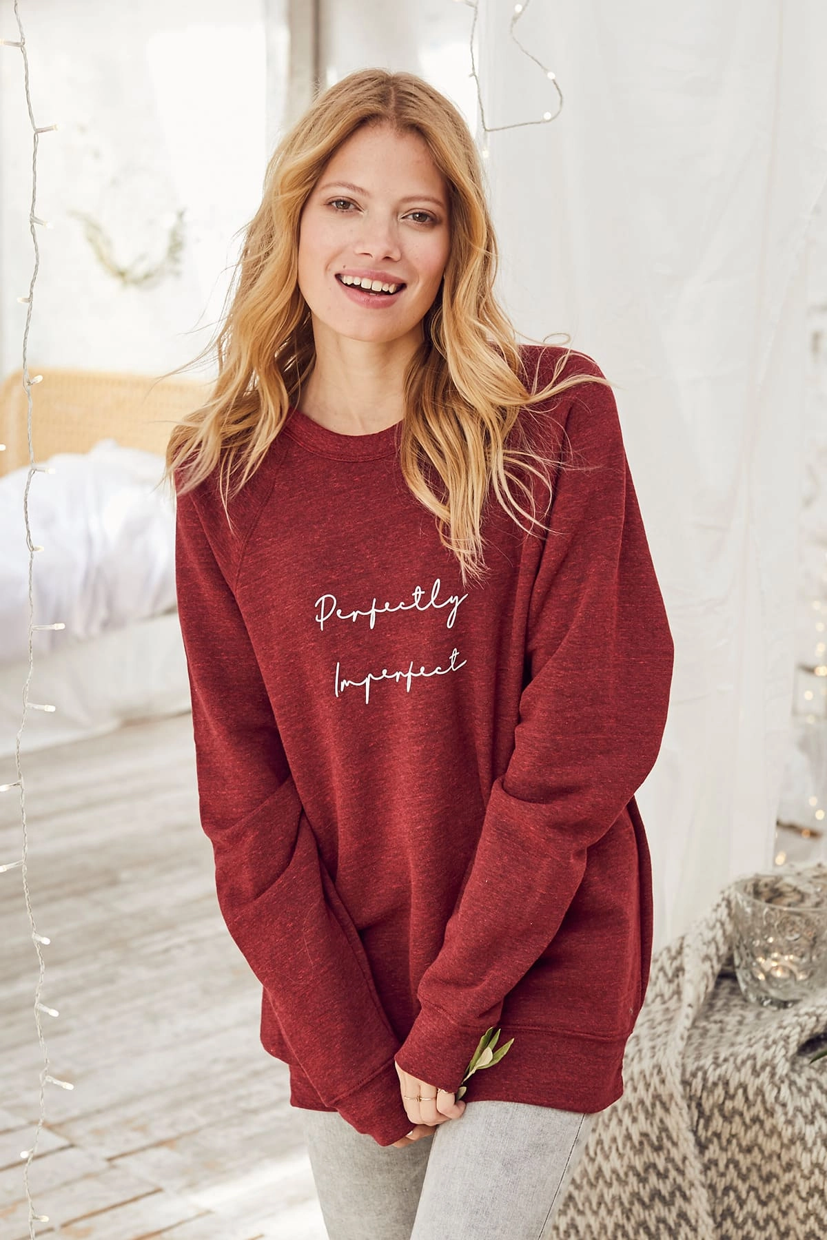 "Perfectly Imperfect" Relaxed Sweater