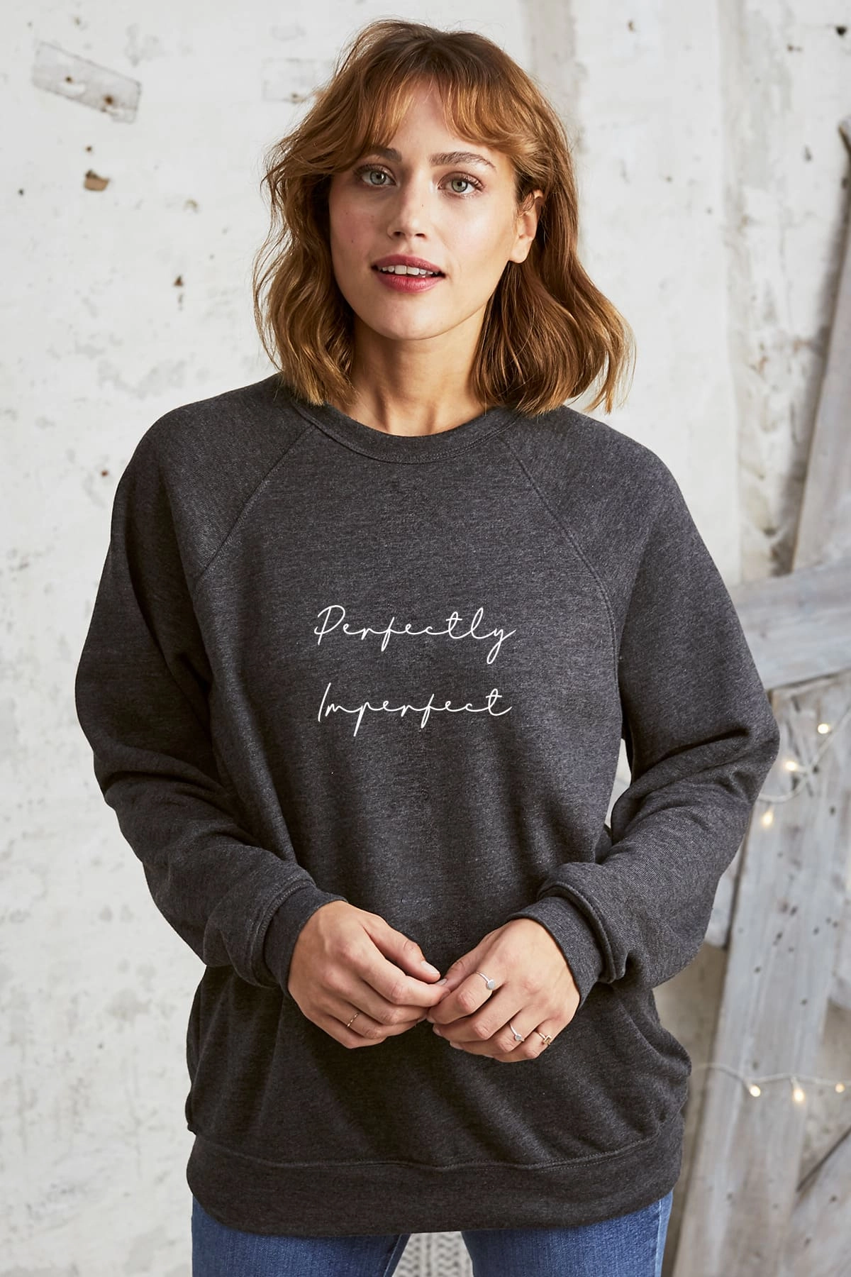 "Perfectly Imperfect" Relaxed Sweater