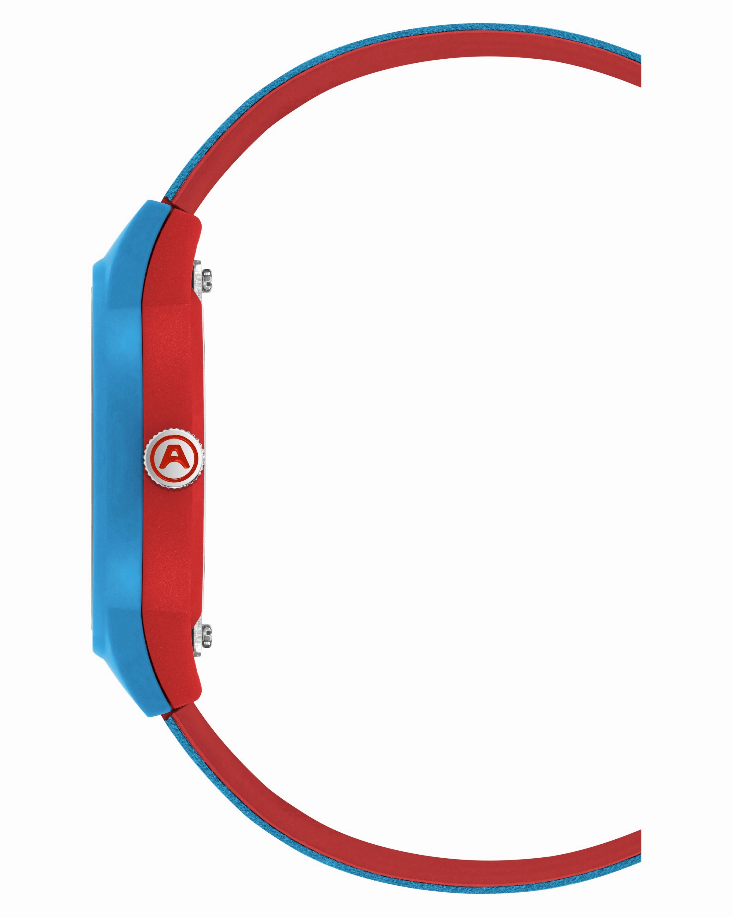A-Watch™ | 35.5mm, Light Blue with Red