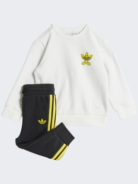 Adidas Originals X Smiley World Crew Baby Boys Original Set White/Black