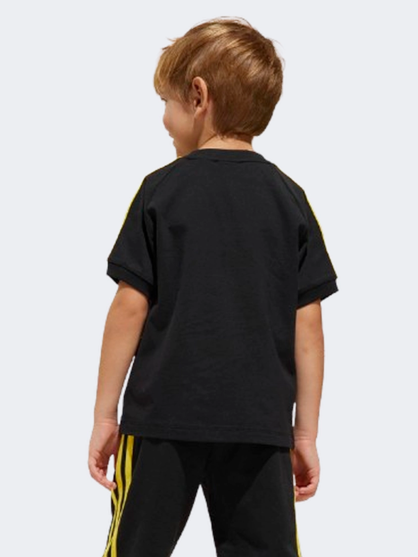 Adidas Originals X Smiley World Little Boys Original T-Shirt Black