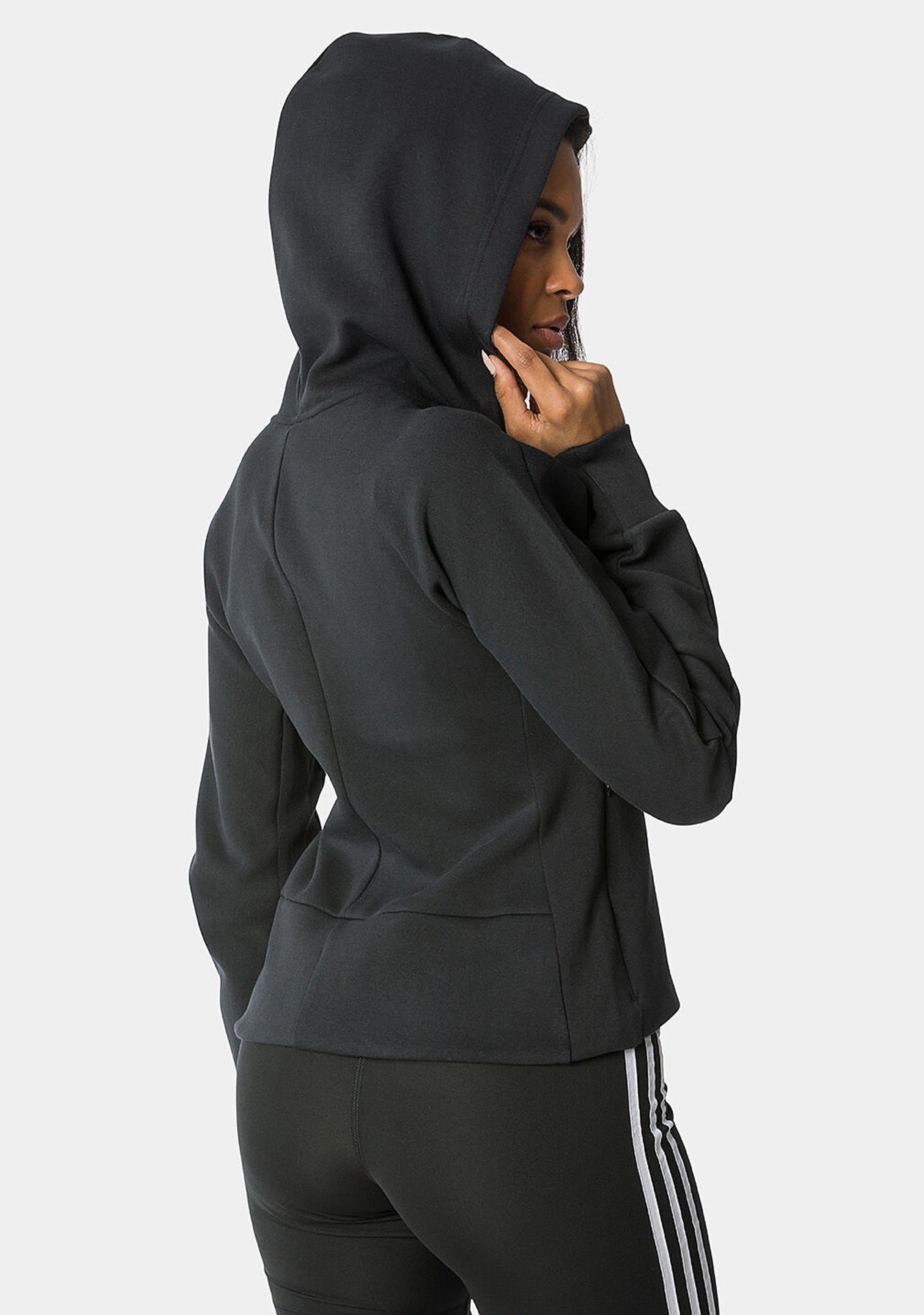 Adidas Womens Mission Victory Slim Fit Full-Zip Hoodie