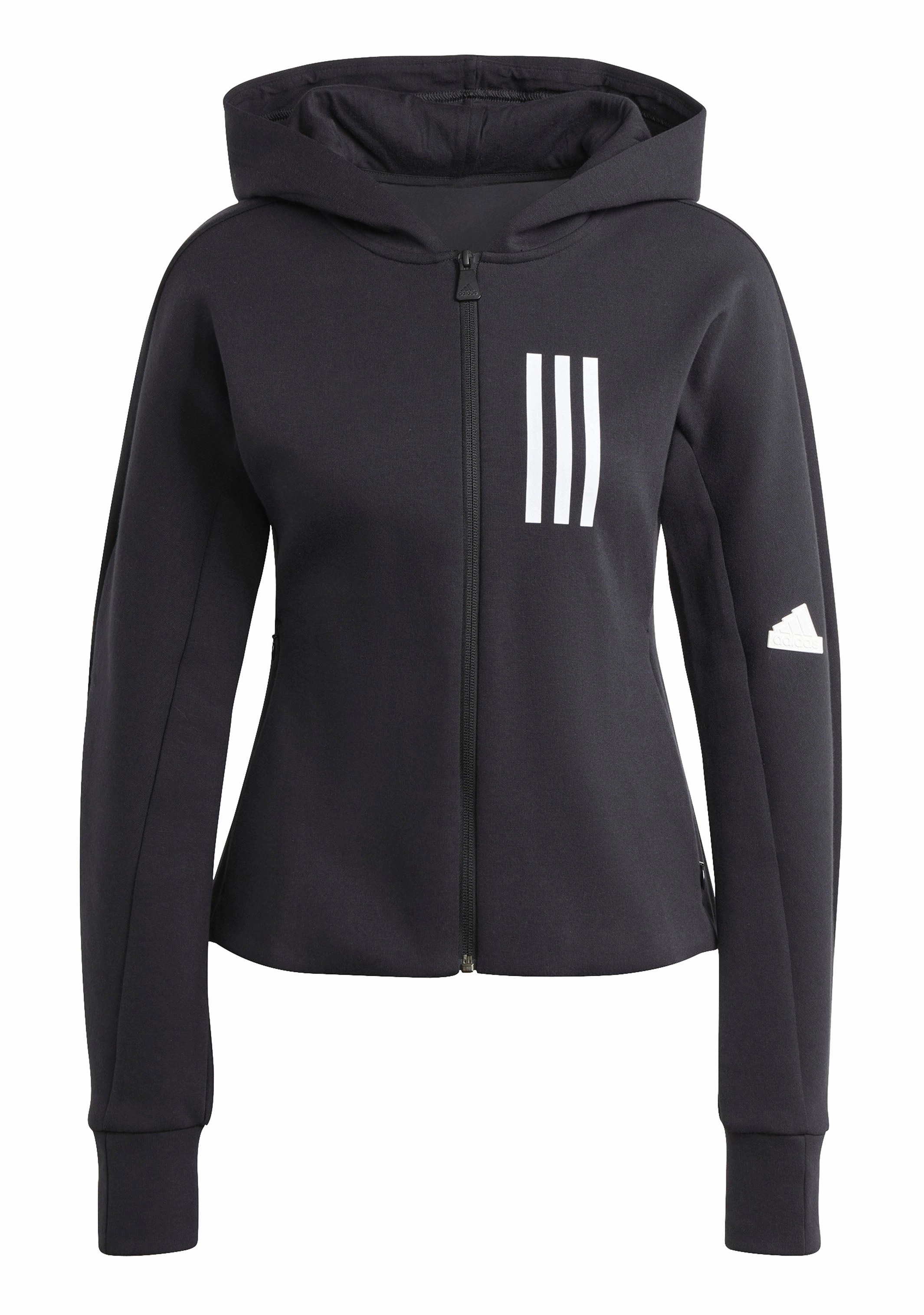 Adidas Womens Mission Victory Slim Fit Full-Zip Hoodie