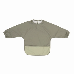All4Ella Recycled Long Sleeve Bib Two-Tone Sage