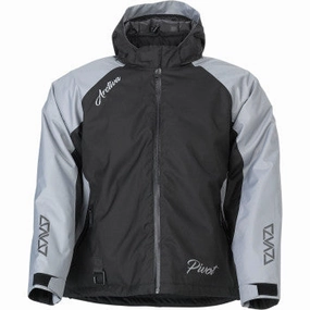 Arctiva Women's Pivot 5 Hooded Snowmobile Jacket Gray