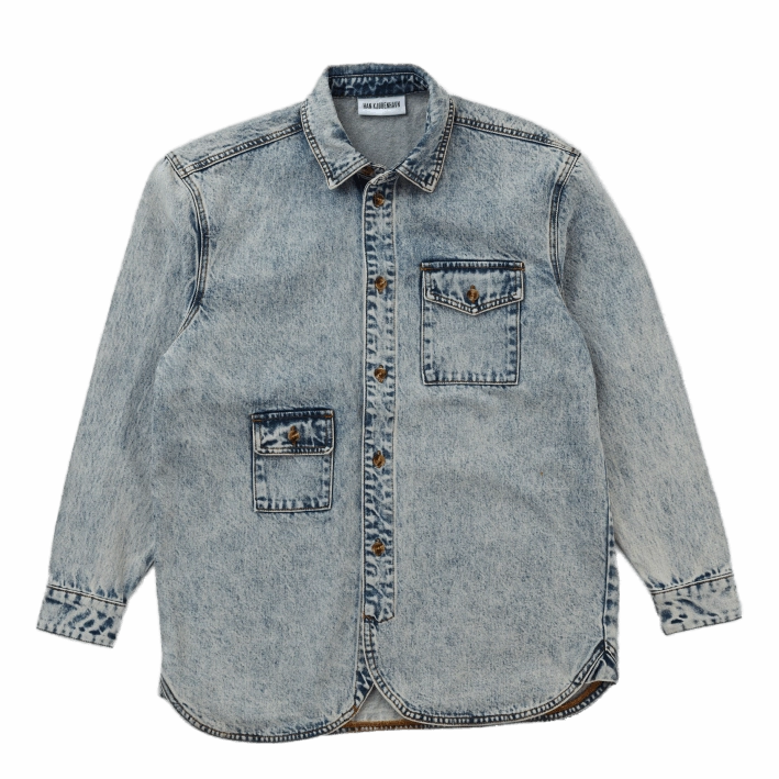 Army Shirt Bleached Denim